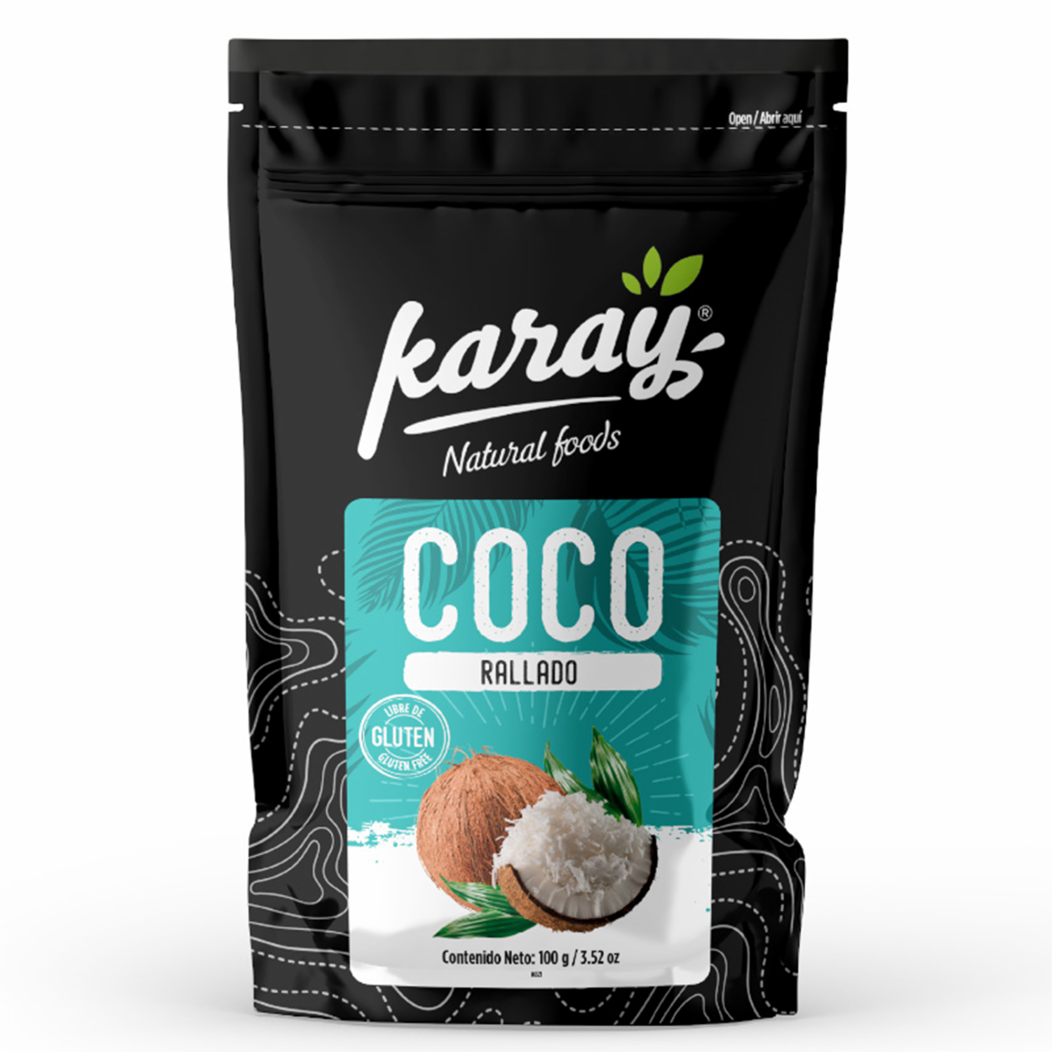 Coco Rallado Libre De Gluten KARAY 100 G