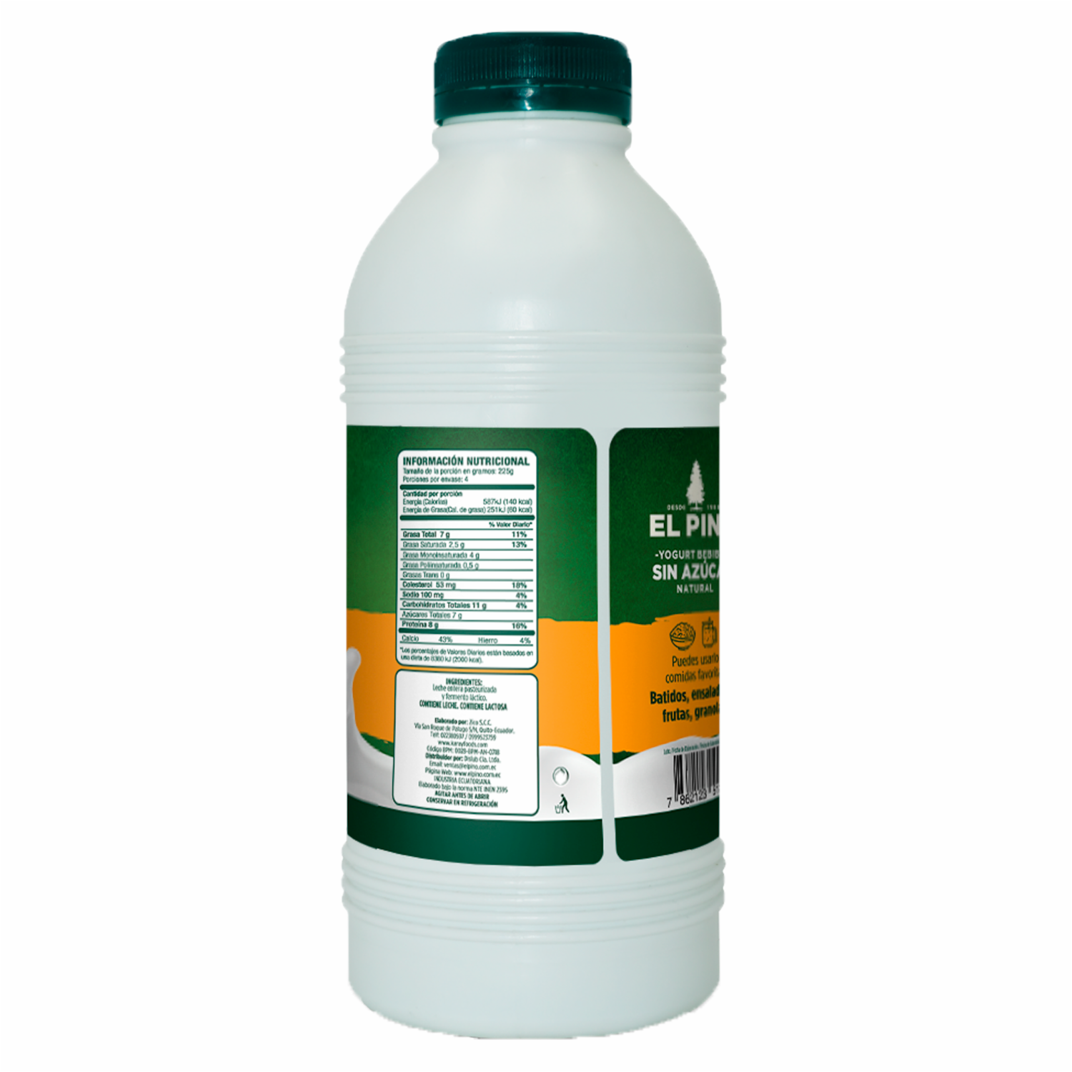 Yogurt Natural Bebible EL PINO 1000 Ml