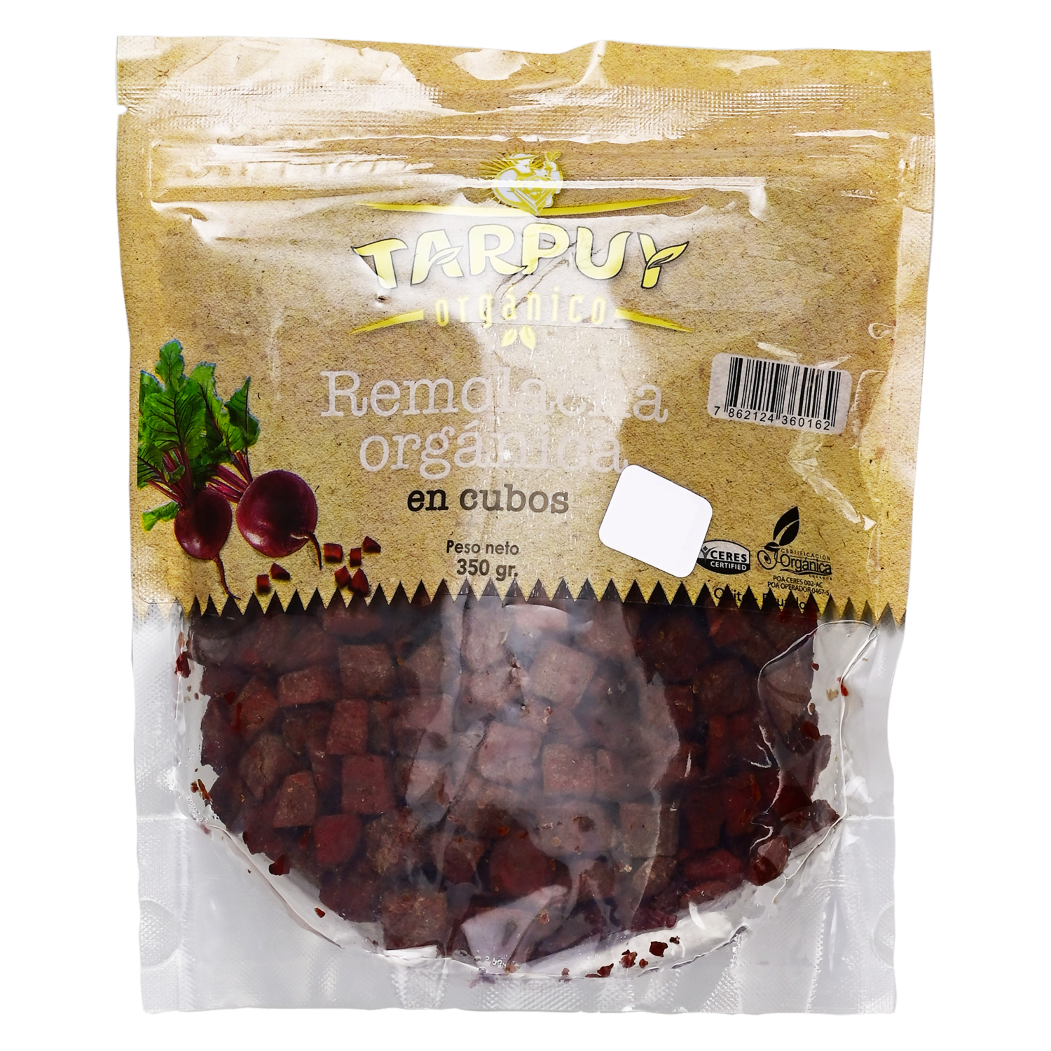 Remolacha Orgánica En Cubos TARPUY 350 G