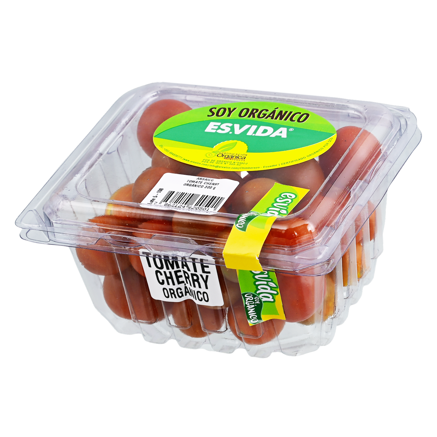 Tomate Cherry Orgánico ES.VI.DA 300 G