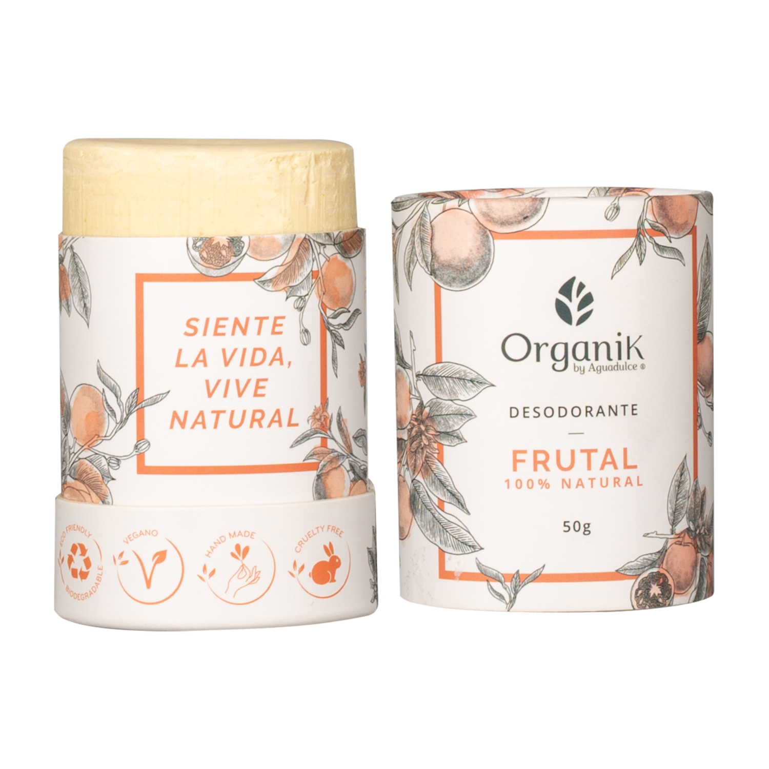 Desodorante En Barra Fragancia Frutal ORGANIK 50 G