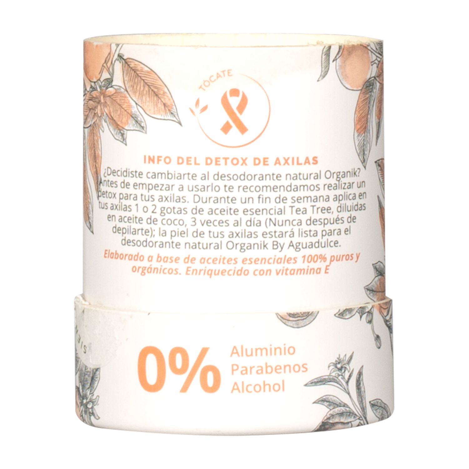 Desodorante En Barra Fragancia Frutal ORGANIK 50 G