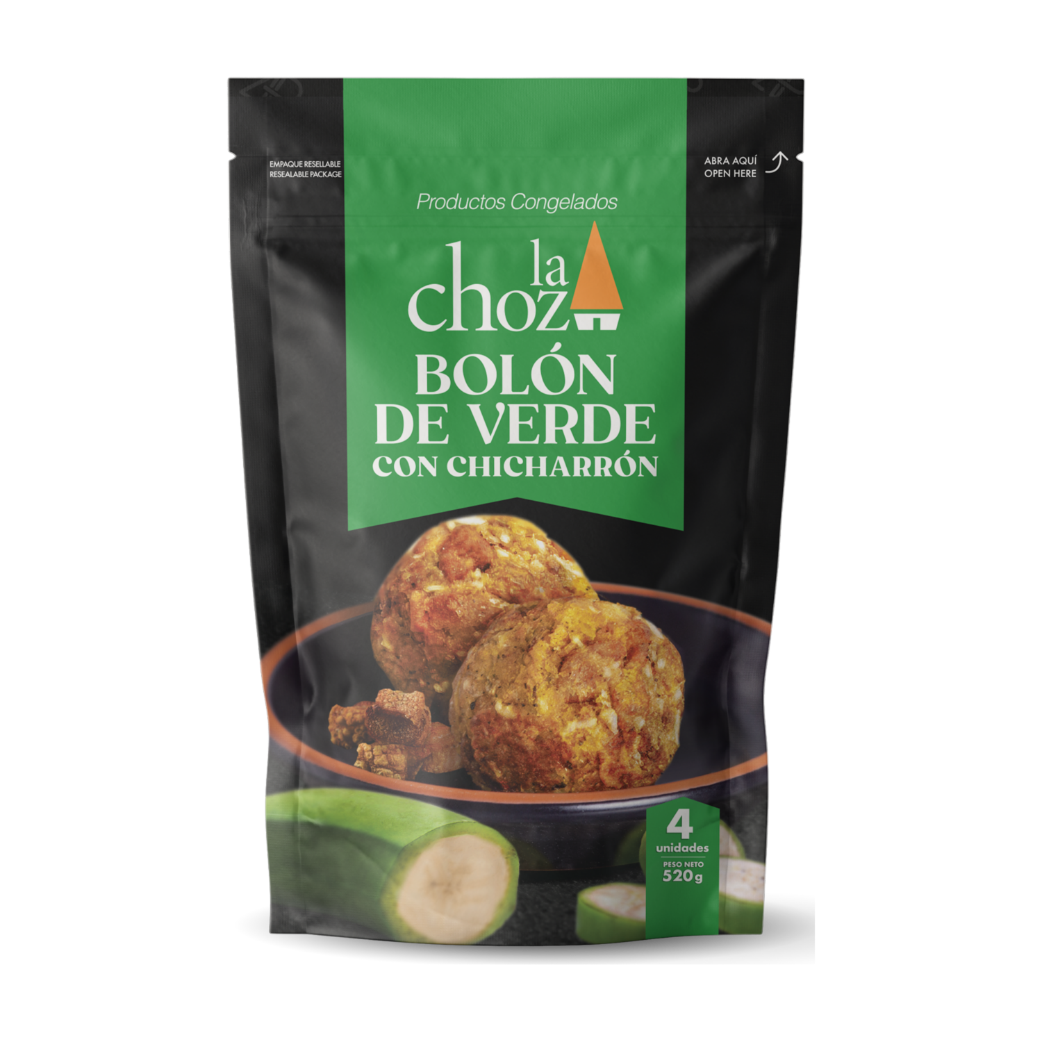 Bolón De Verde Con Chicharrón LA CHOZA 520 G