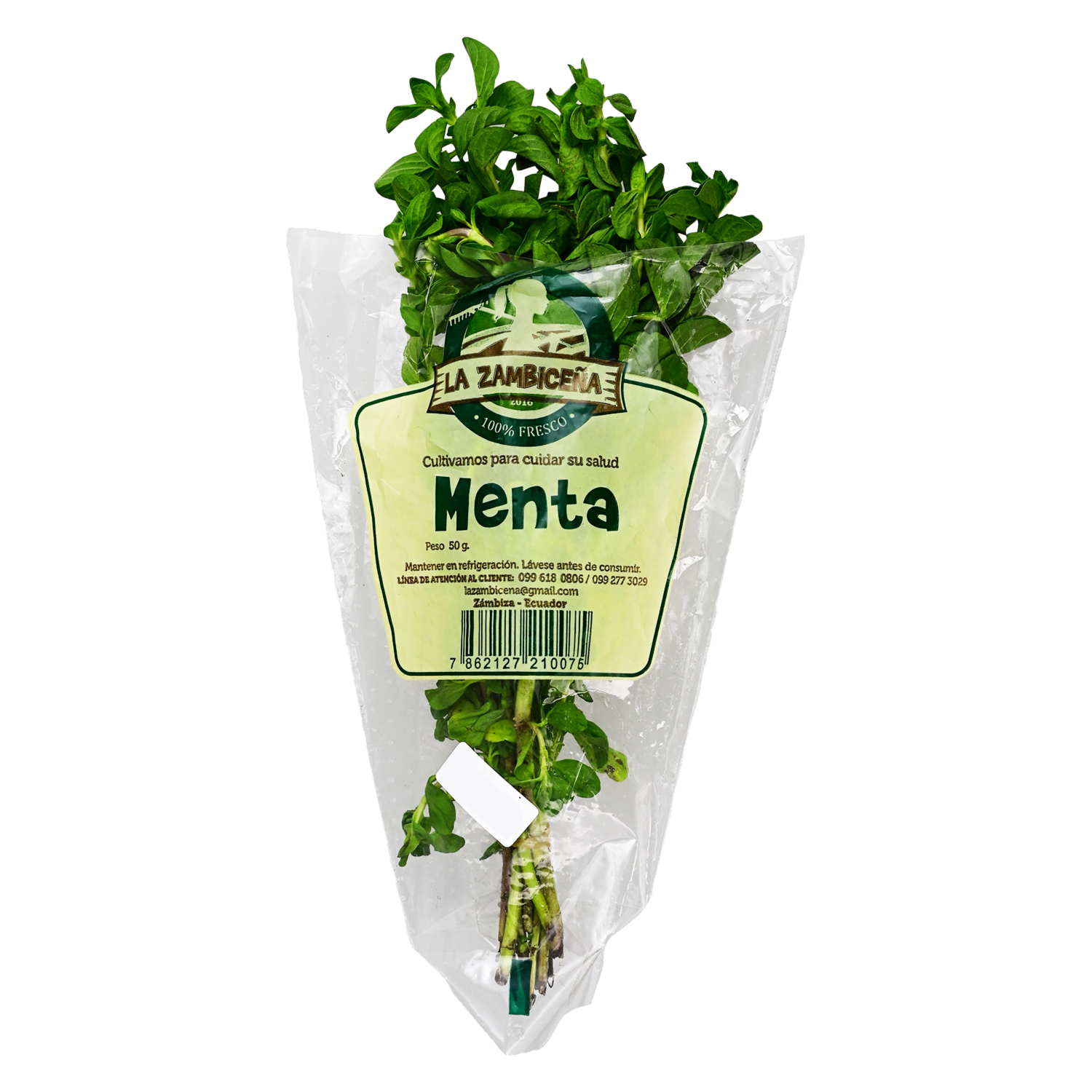 Menta Empacado LA ZAMBICEÑA 50 G