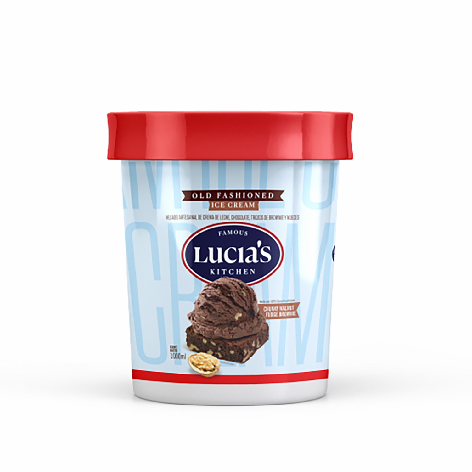 Helado Brownie LUCIA’S KITCHEN 1000 Ml