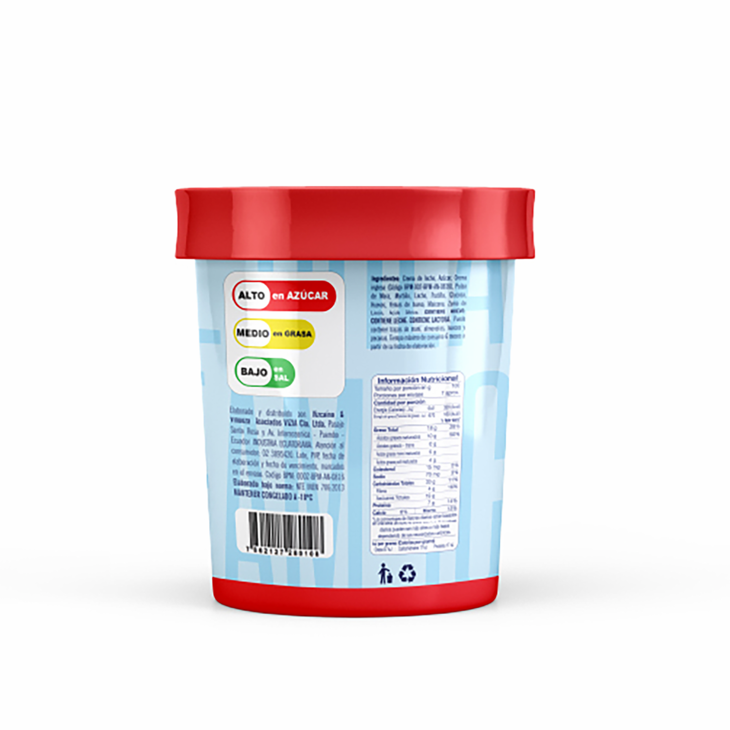Helado Frutos Rojos LUCIA’S KITCHEN 1000 Ml