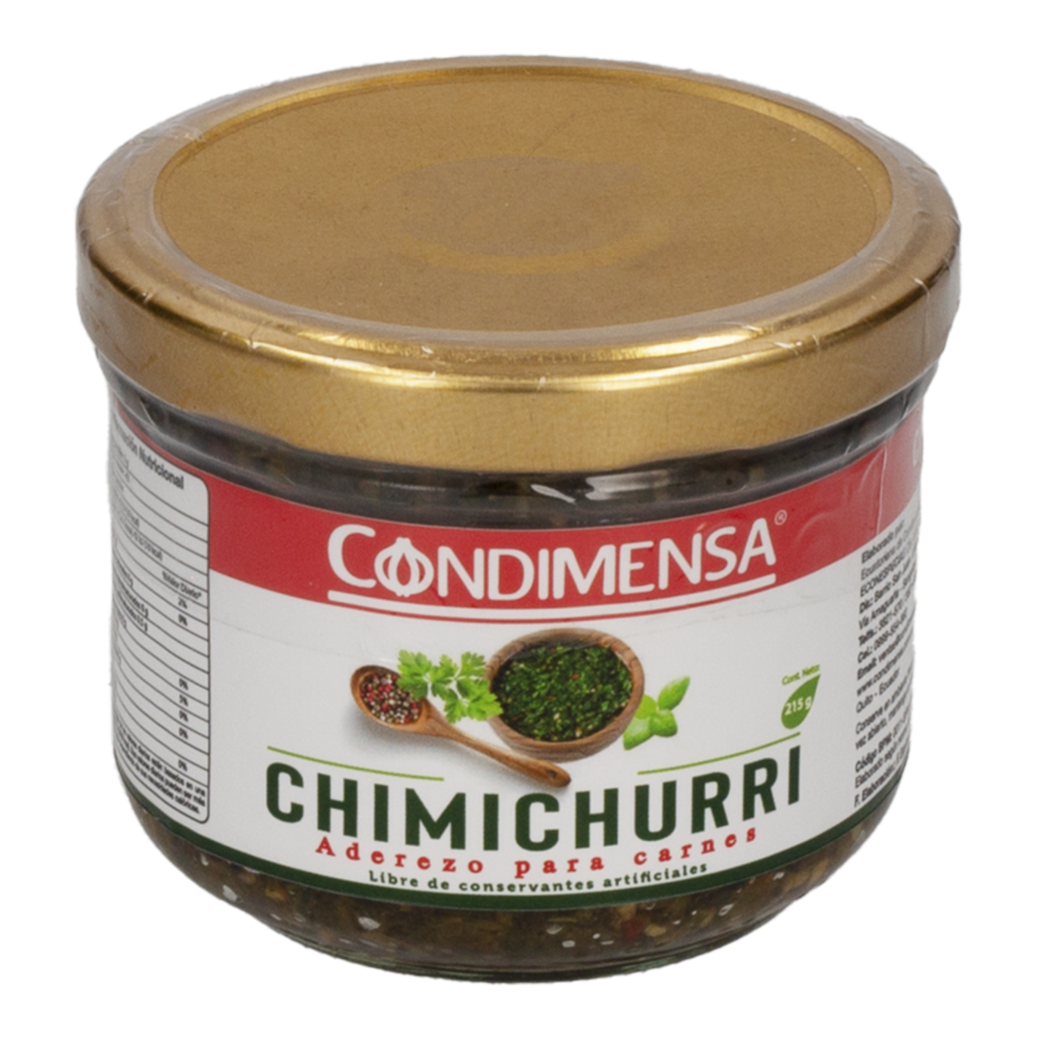 Chimichurri Para Carnes CONDIMENSA 215 G