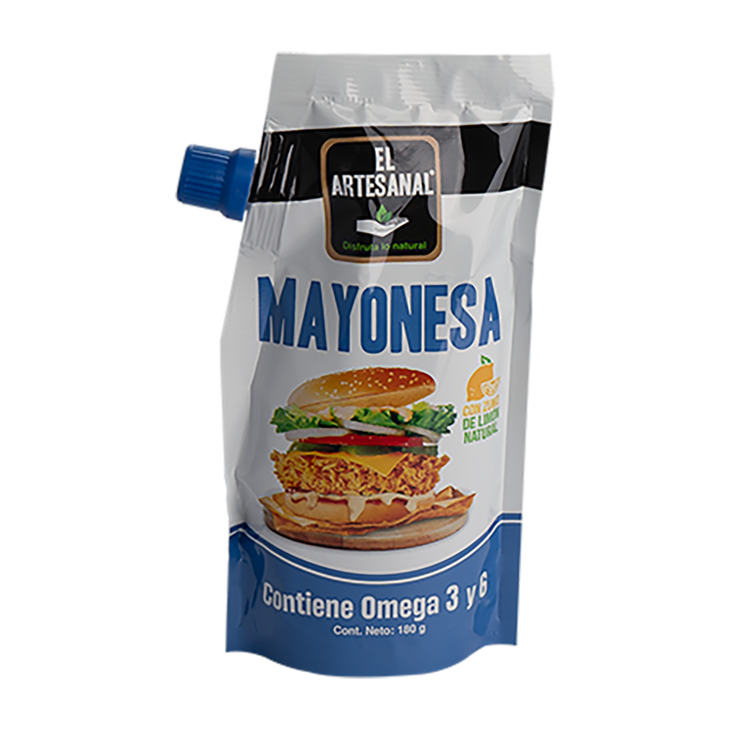 Mayonesa Con Zumo De Limón Natural EL ARTESANAL 180 G