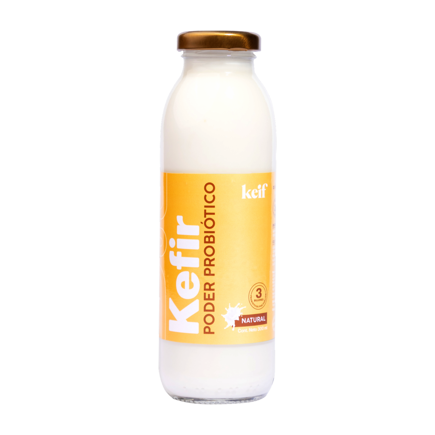 Kefir Poder Probiótico Sabor Natural KEIF 300 Ml