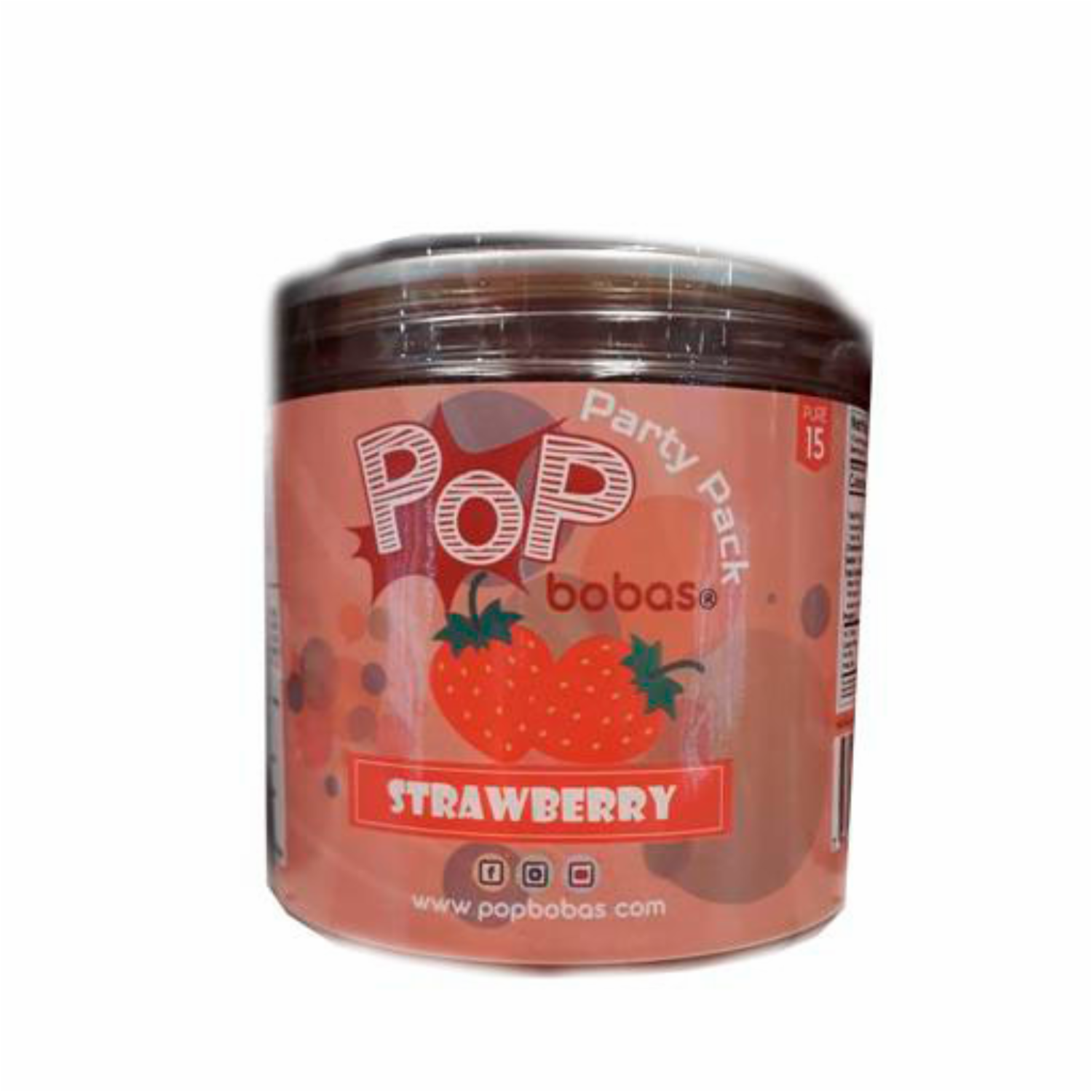 Perlas Explosivas Sabor A Fresa POP BOBAS 350 G