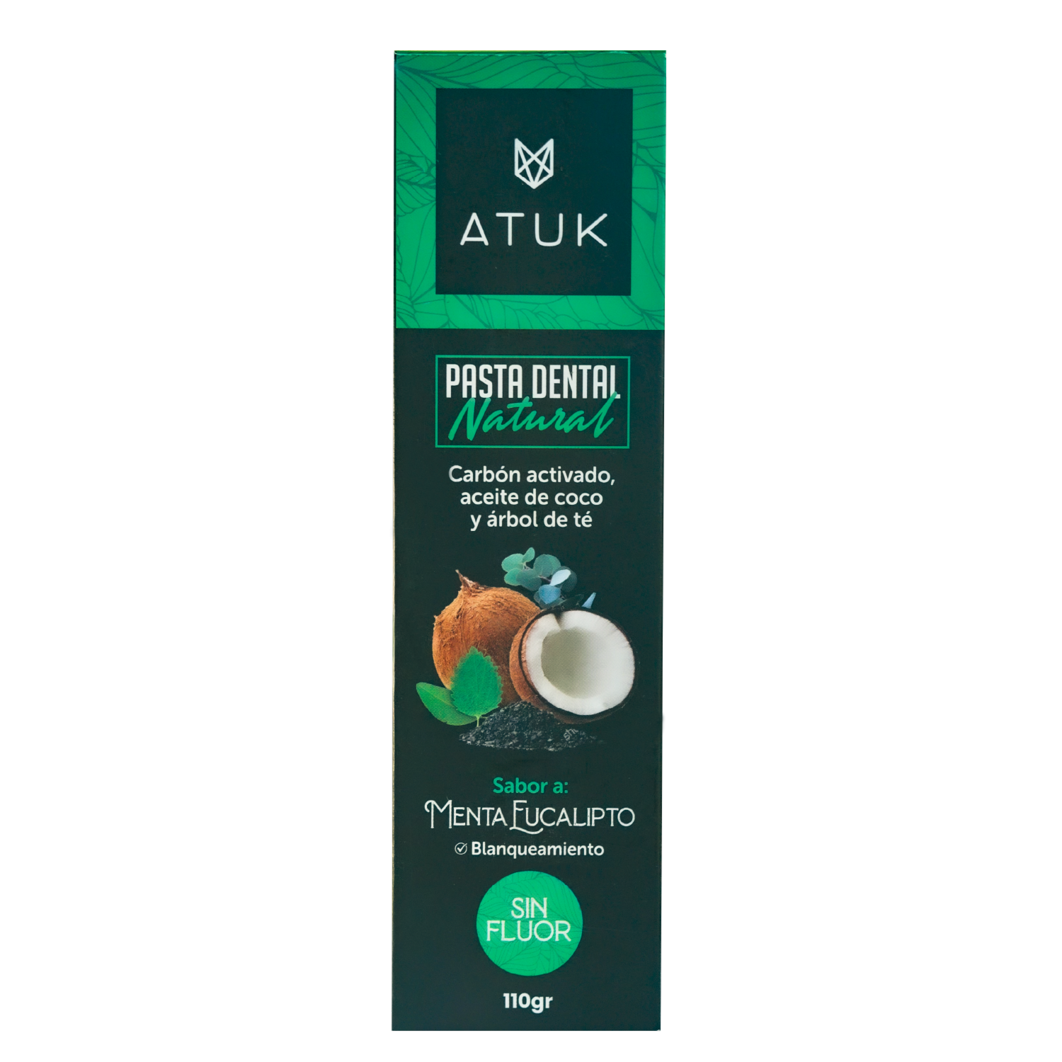 Pasta Dental Carbón Activado ATUK 110 G