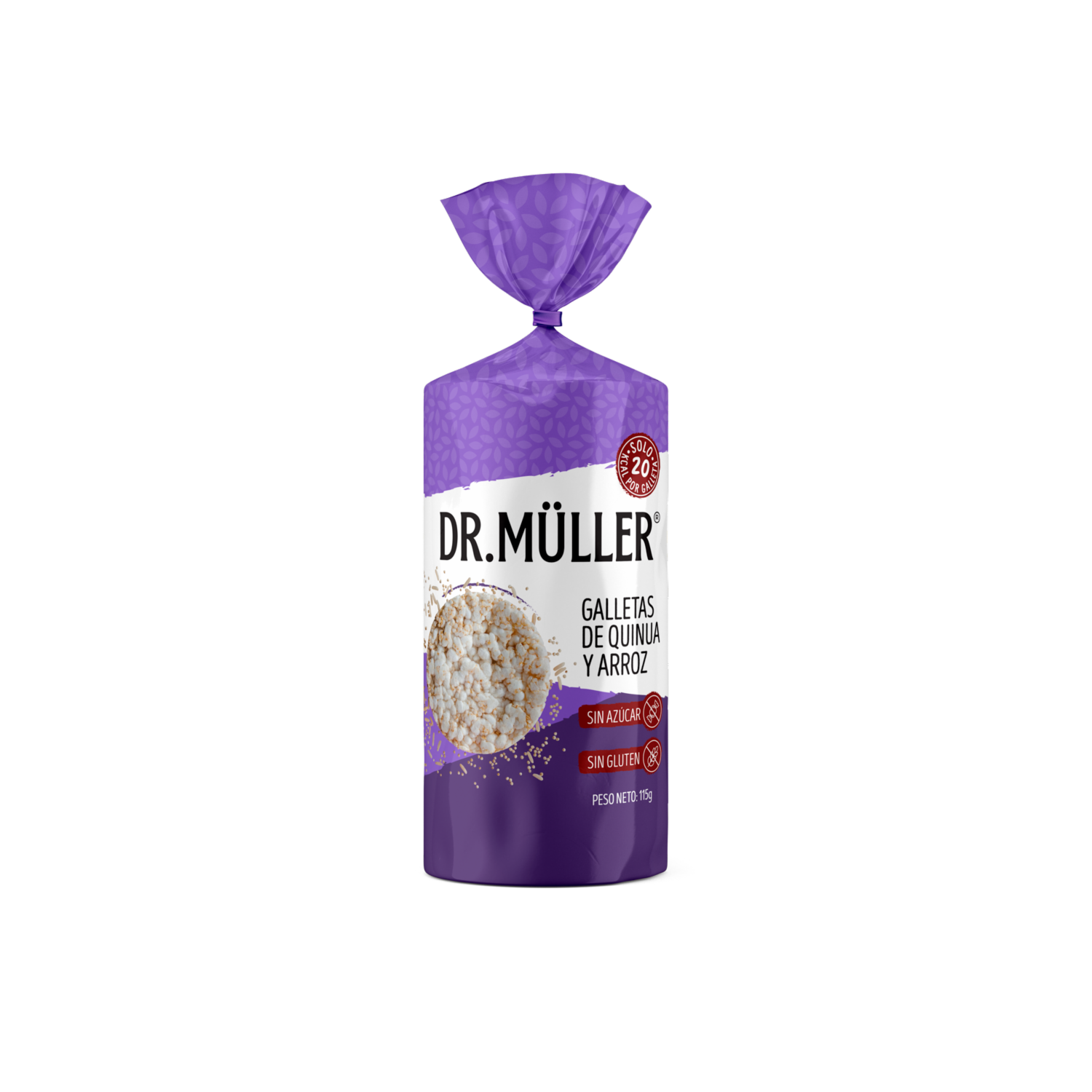 Galletas De Quinua Sin Gluten Sin Azúcar DR. MÜLLER 115 G