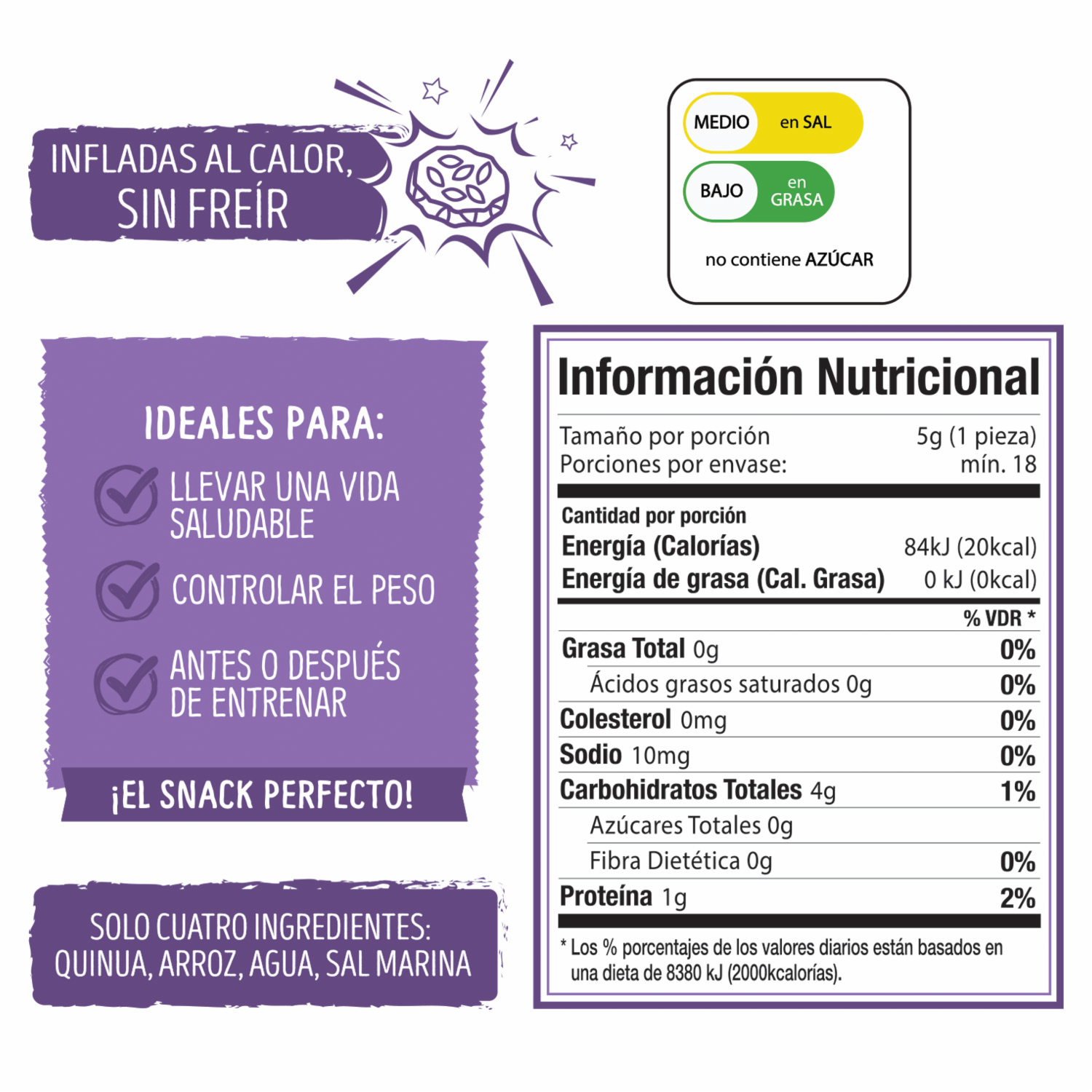 Galletas De Quinua Sin Gluten Sin Azúcar DR. MÜLLER 115 G