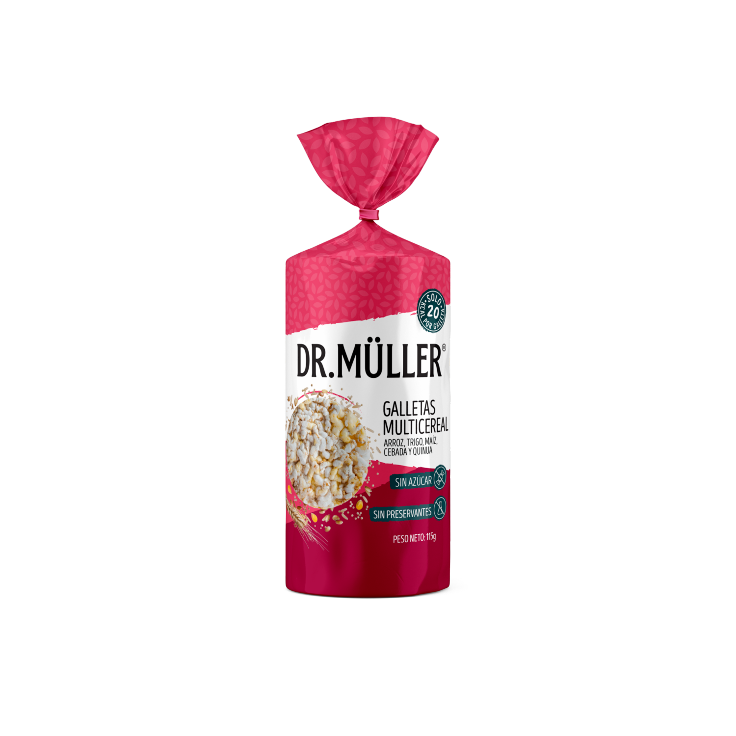Galletas De Multicereal Sin Preservantes Sin Azúcar DR. MÜLLER 115 G