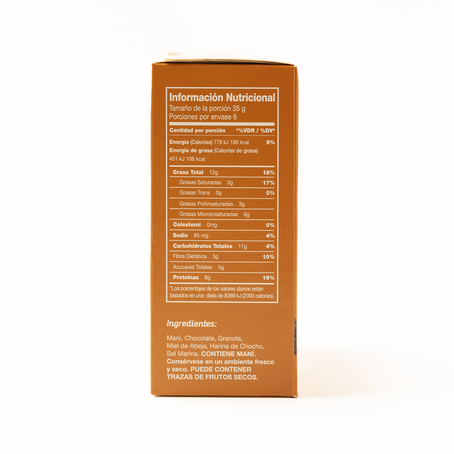 Barra Energética De Maní Chocolate Y Granola KANDÚ 210 G