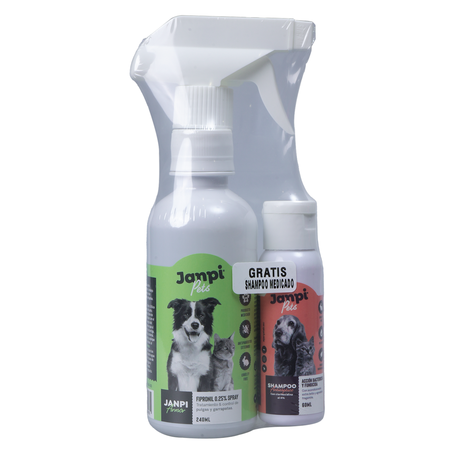 Spray Janpi Armor Fipronil JANPI PETS 240 Ml