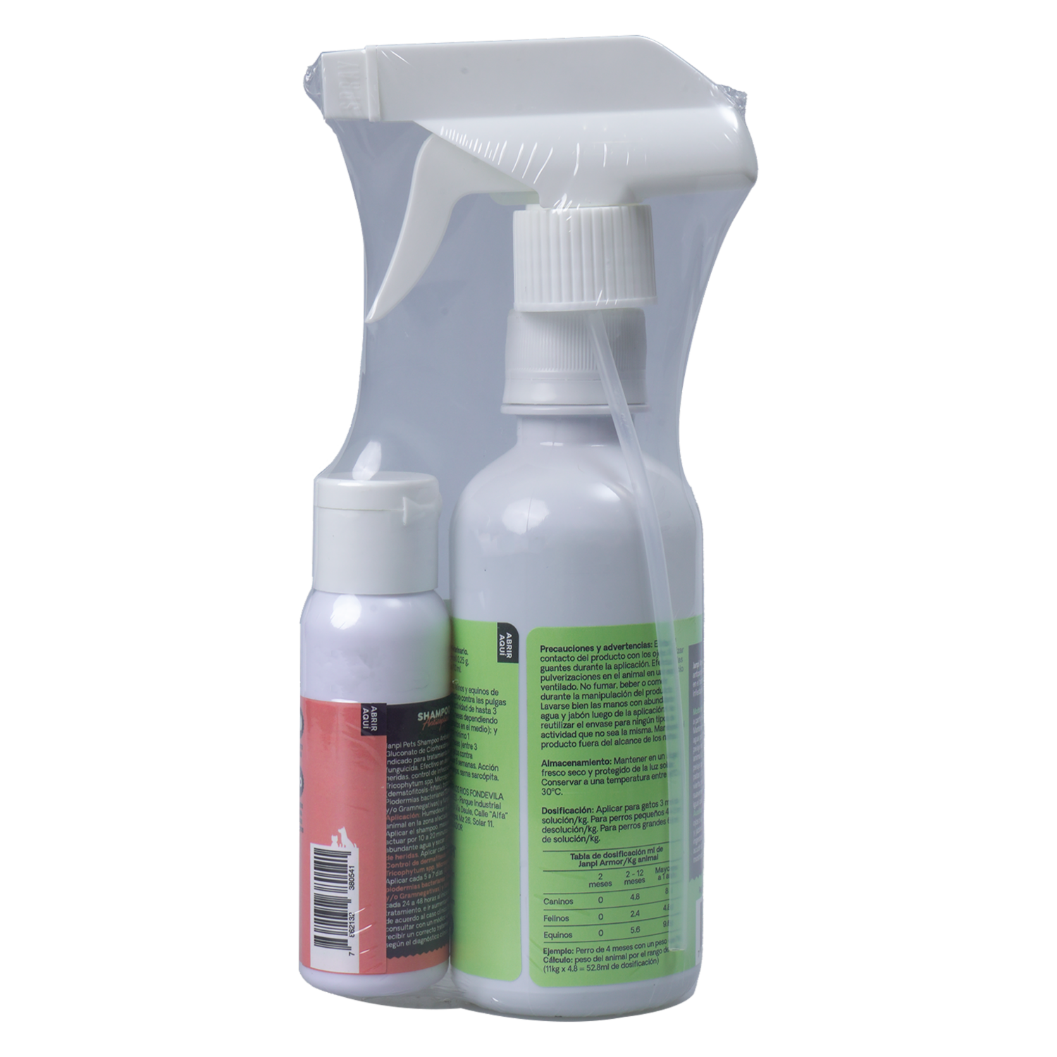 Spray Janpi Armor Fipronil JANPI PETS 240 Ml