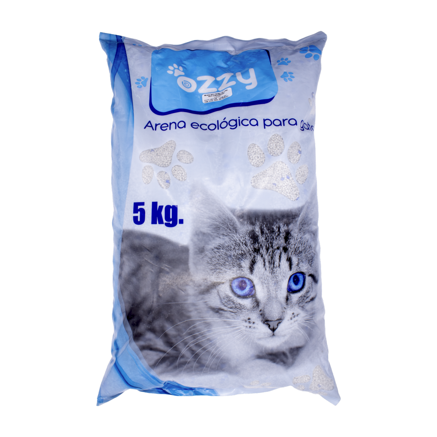 Arena Para Gatos Ecológica OZZY 5 Kg