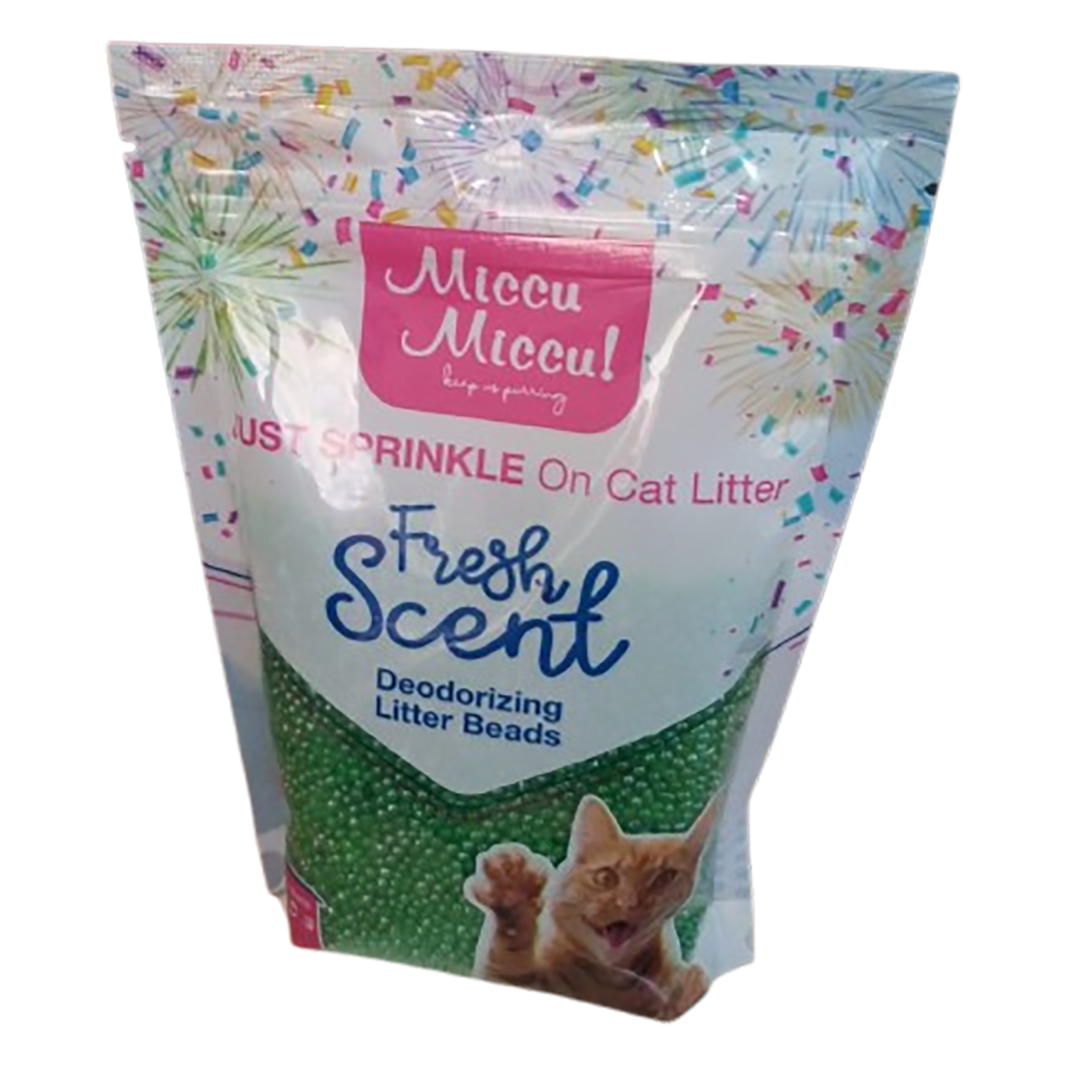 Arena Para Gatos Sprinkles Fragancia Manzana MICCU 300 G