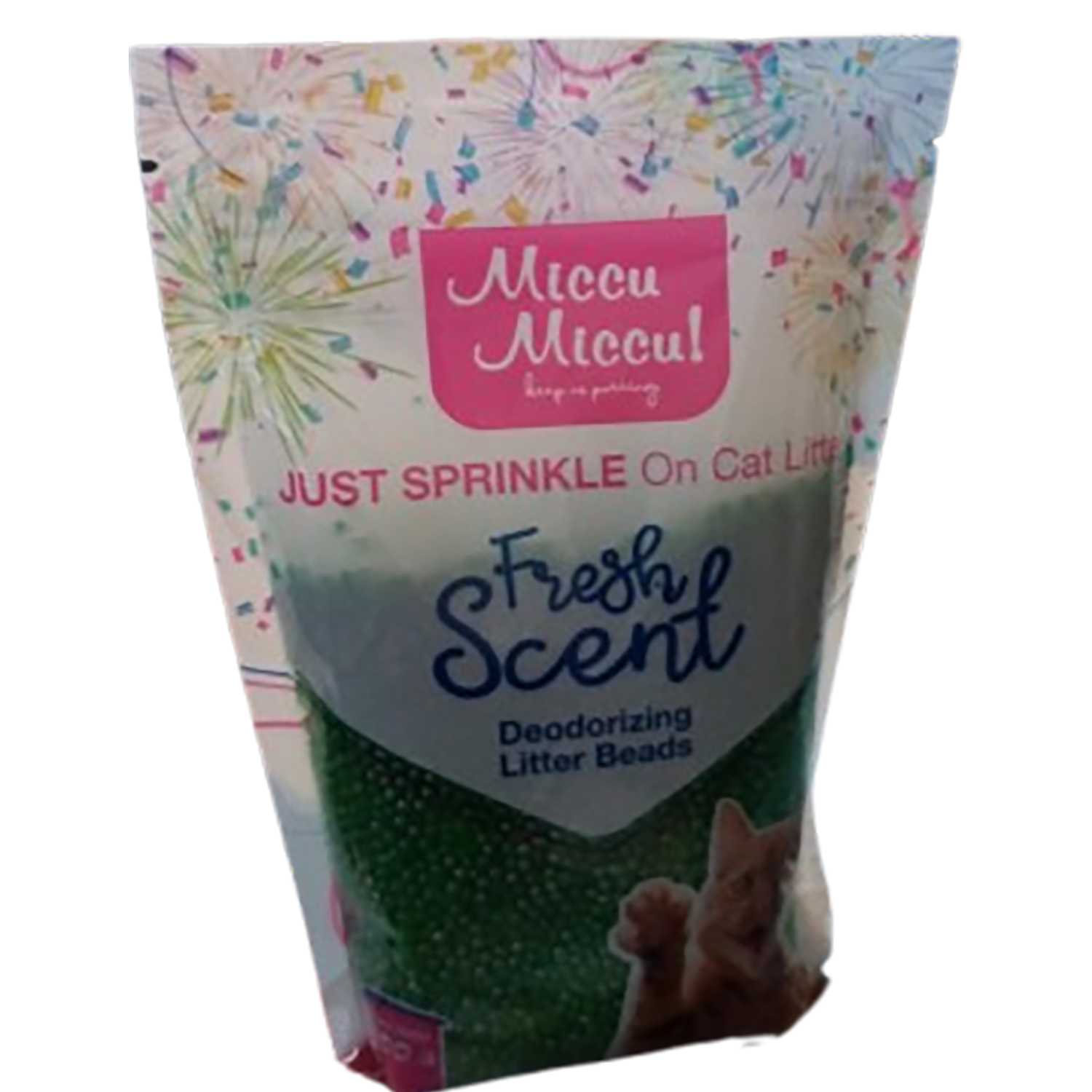 Arena Para Gatos Sprinkles Fragancia Manzana MICCU 300 G