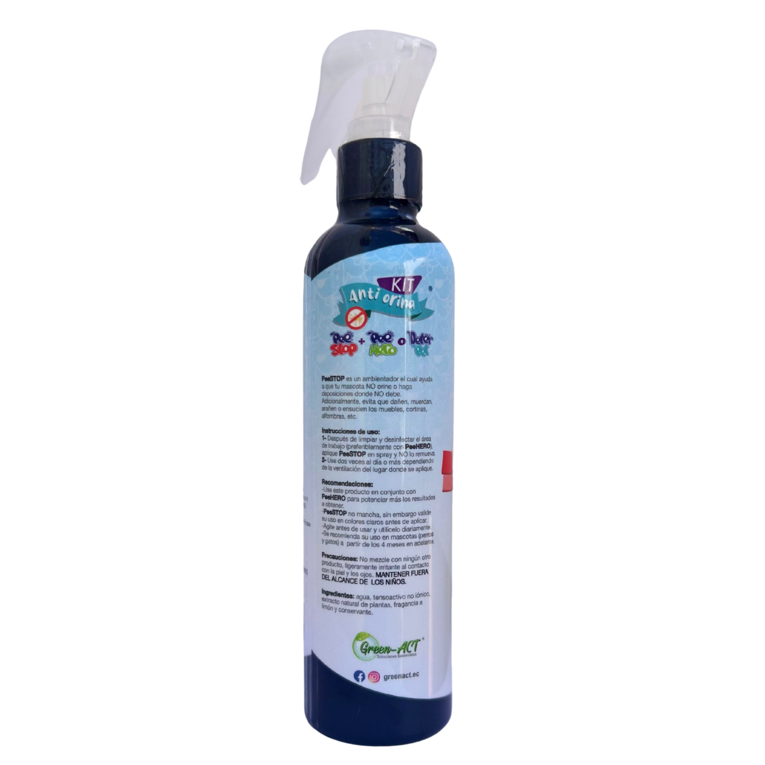 Educador De Mascotas Ambiental Natural PEE STOP 250 Ml