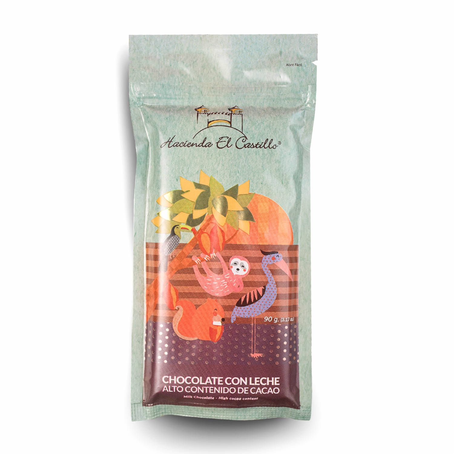 Chocolate Con Leche HACIENDA EL CASTILLO 90 G