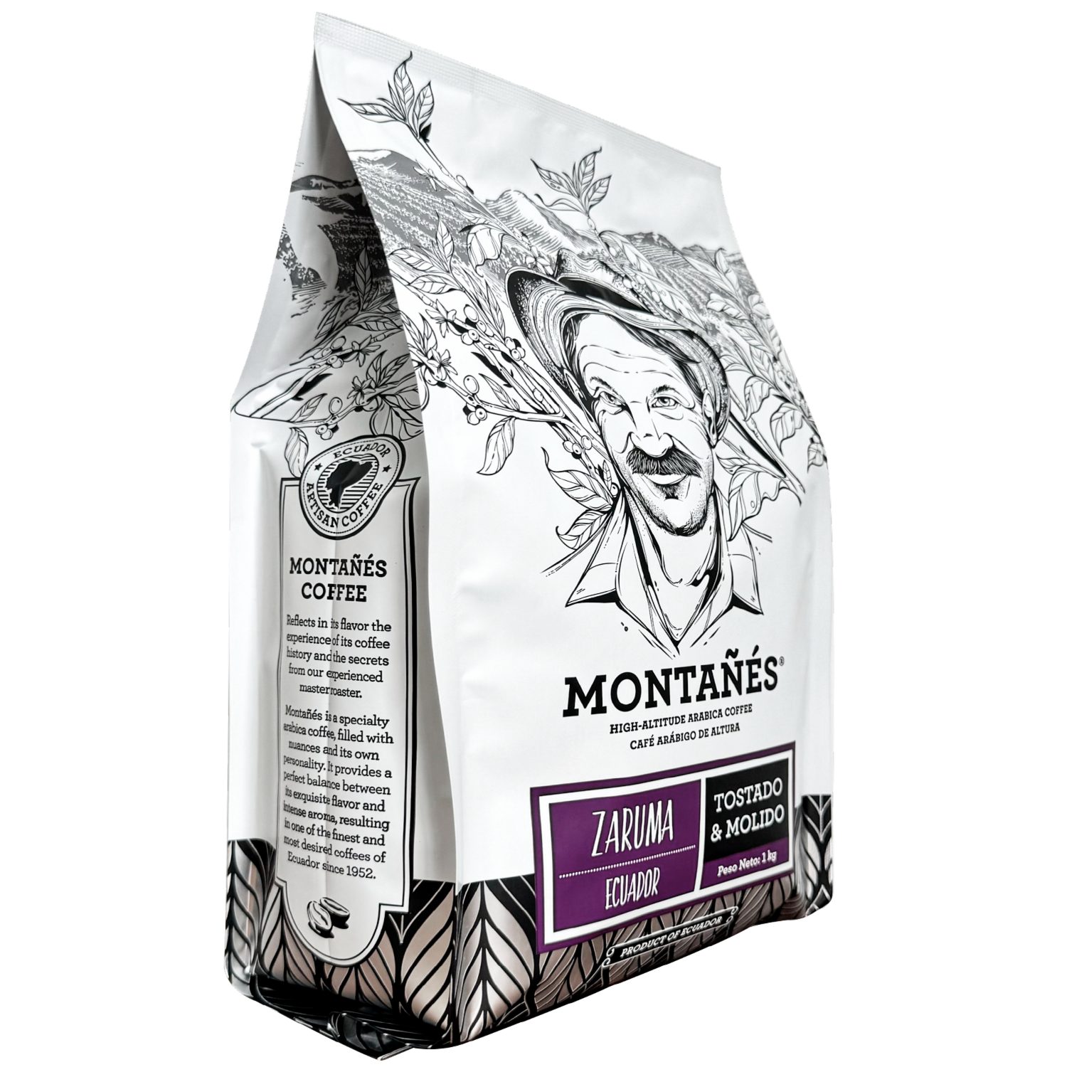 Café Tostado Y Molido Zaruma MONTAÑÉS 1 KG