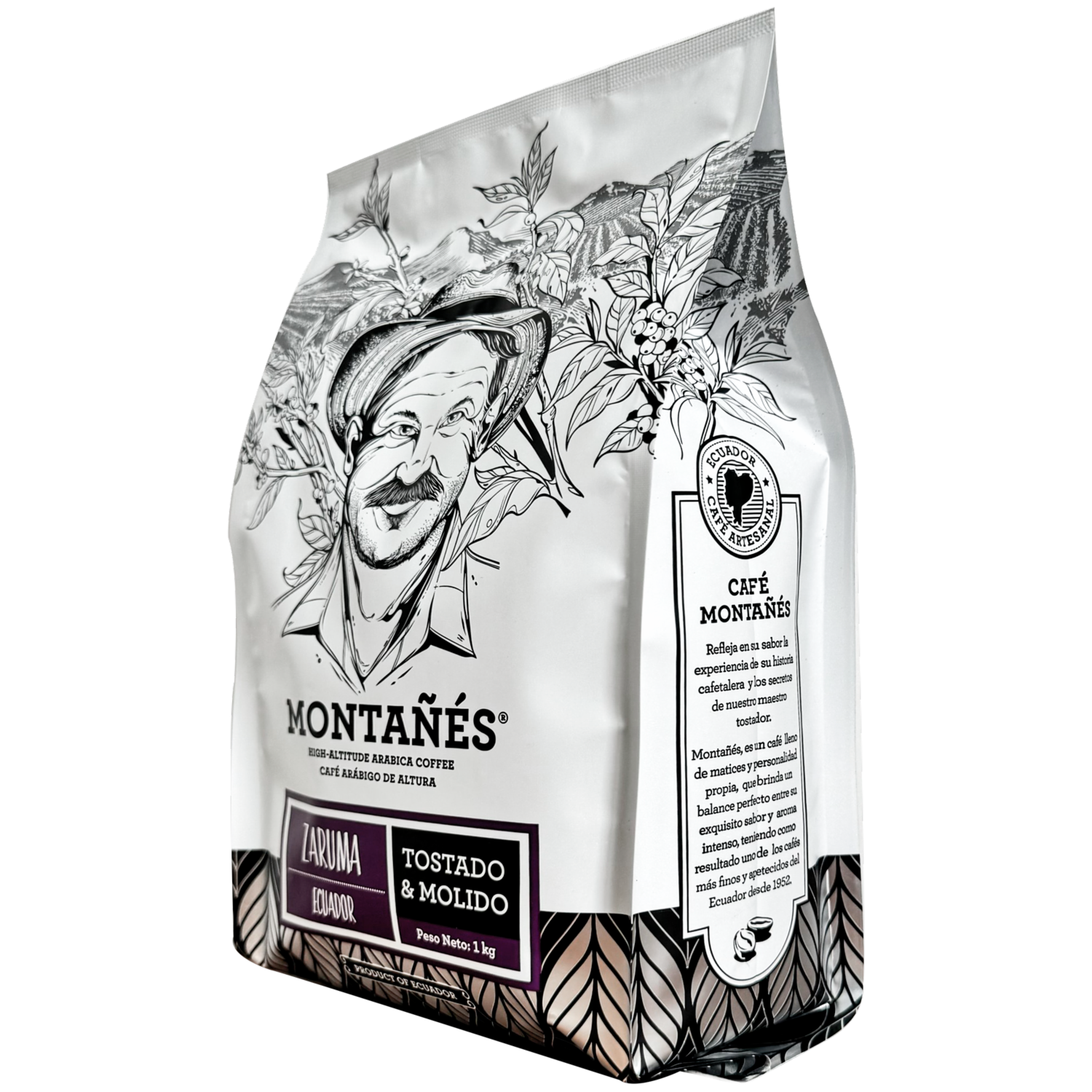 Café Tostado Y Molido Zaruma MONTAÑÉS 1 KG