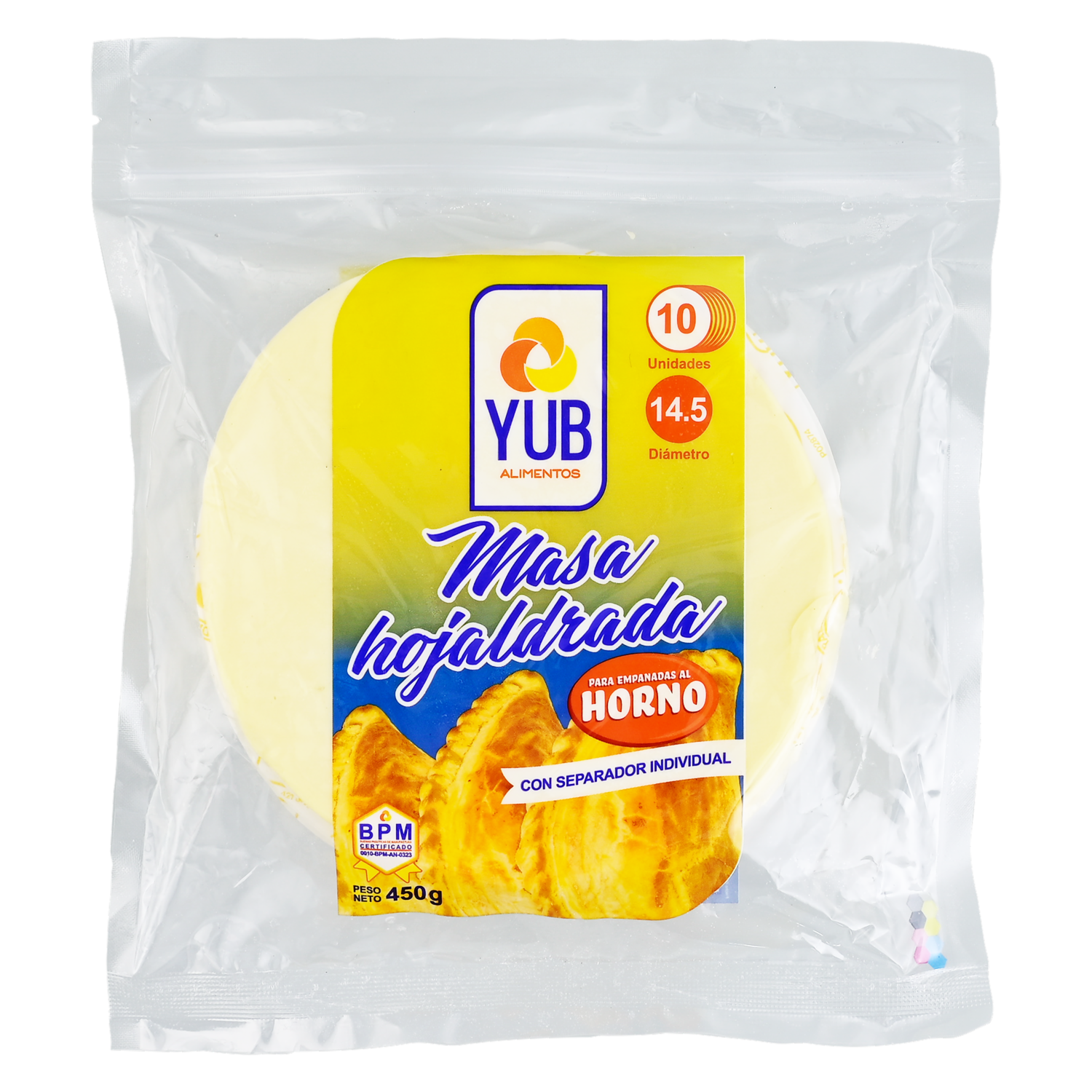 Masa Hojaldrada YUB x 10 Unidades