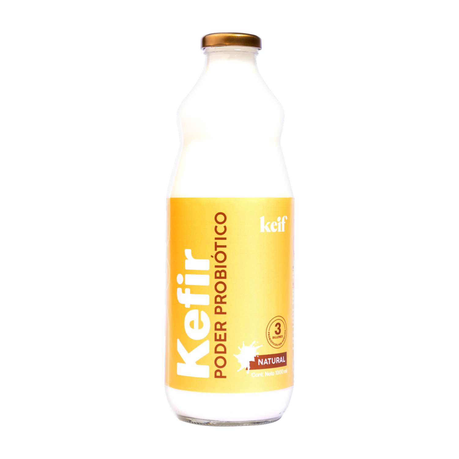 Kefir Poder Probiótico Sabor Natural KEIF 1000 Ml