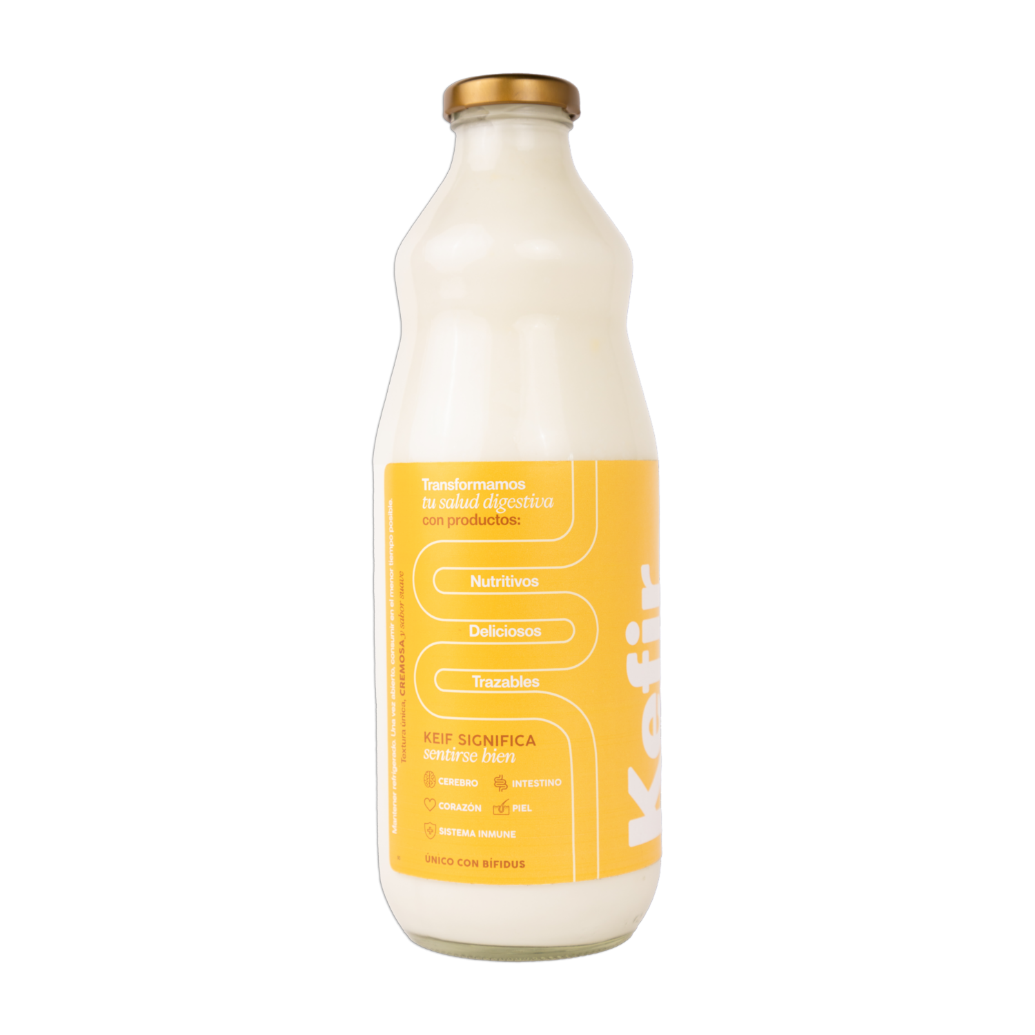 Kefir Poder Probiótico Sabor Natural KEIF 1000 Ml