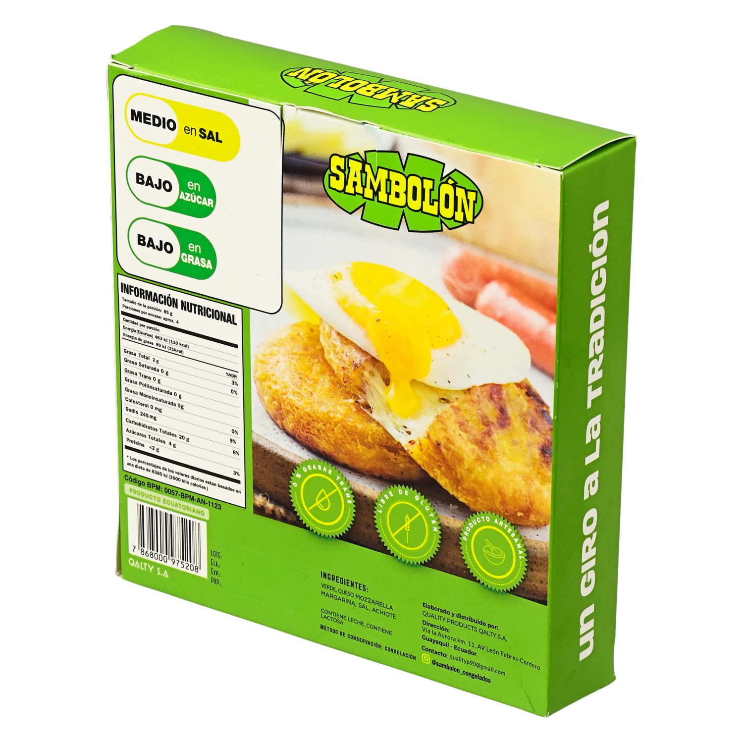 Tortilla De Verde Y Queso SAMBOLÓN 340 g
