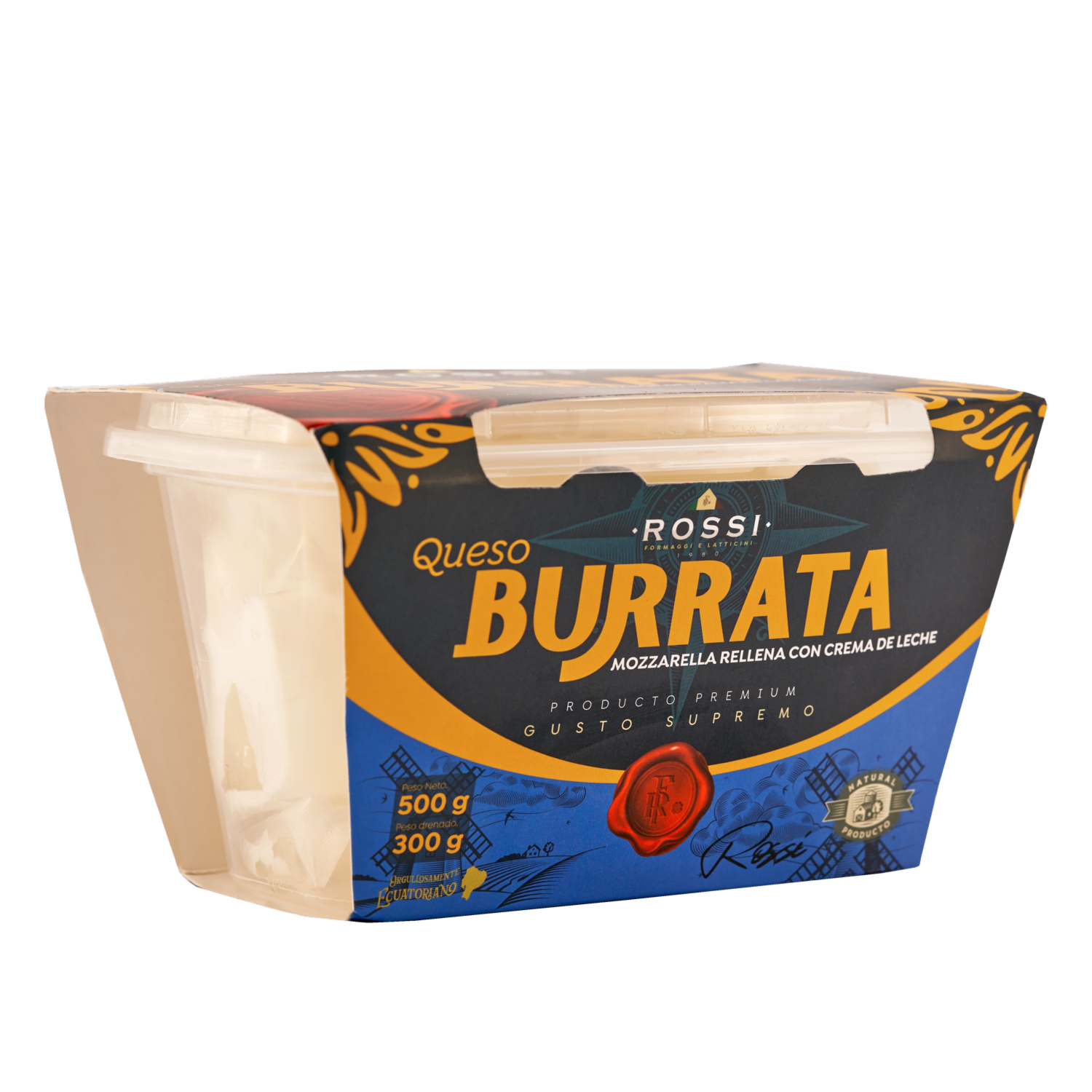 Queso Burrata ROSSI 300 G