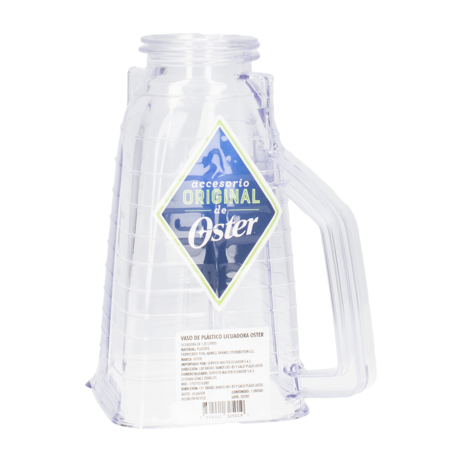 Vaso Para Licuadora Cuadrado De Plastico OSTER Unidad