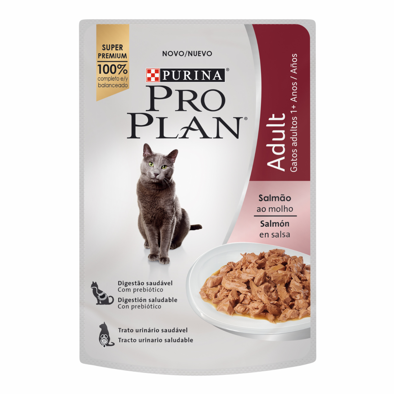 Alimento Húmedo Para Gatos Adulto Sabor Salmón PURINA PRO PLAN 85 G