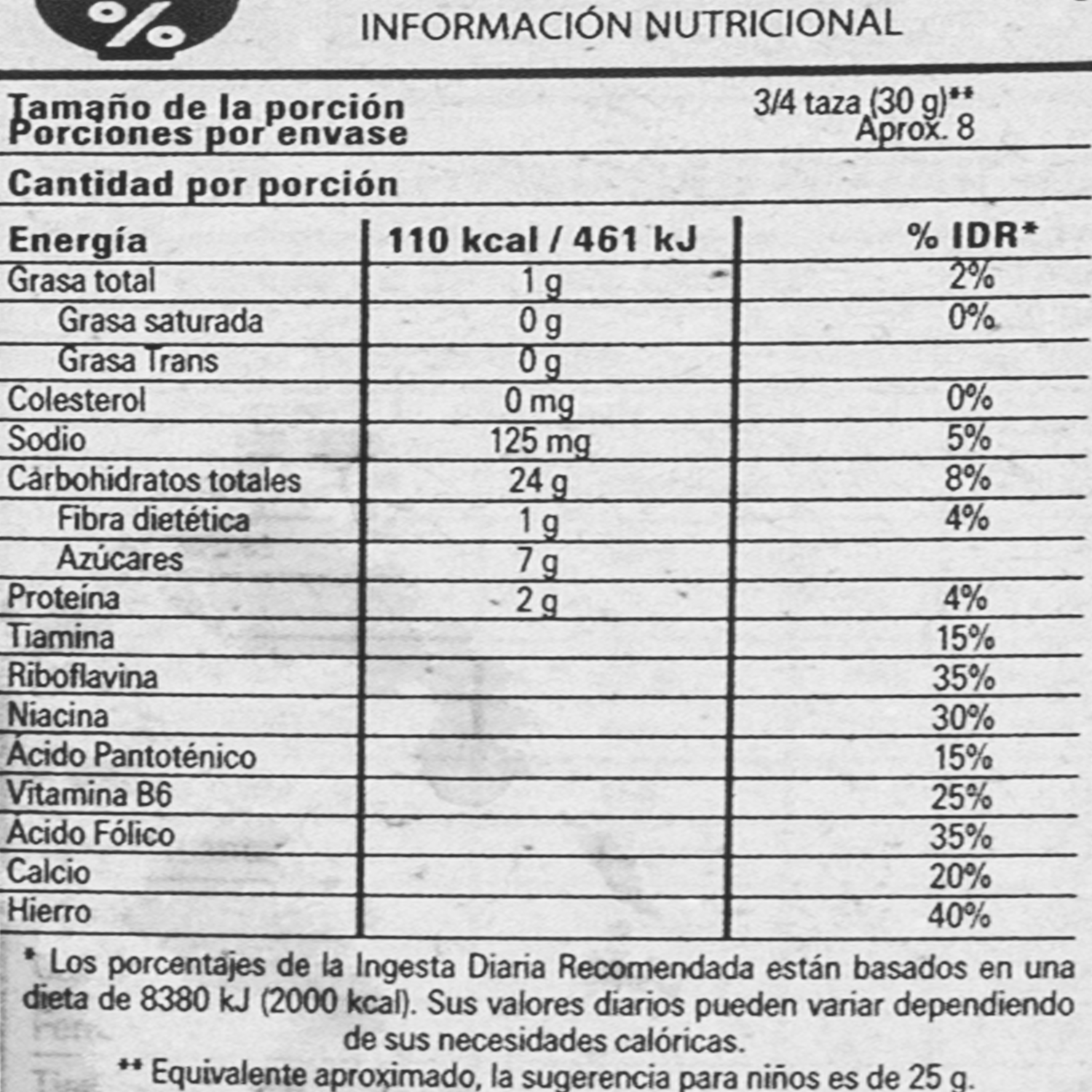 Cereal En Hojuelas Azucarado SNOW FLAKES 230 G