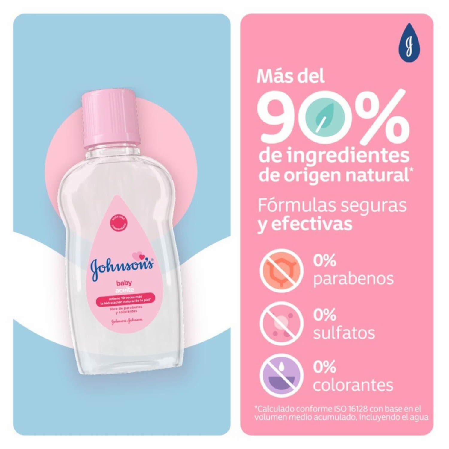 Aceite Corporal Para Bebé Original JOHNSON’S 100 Ml