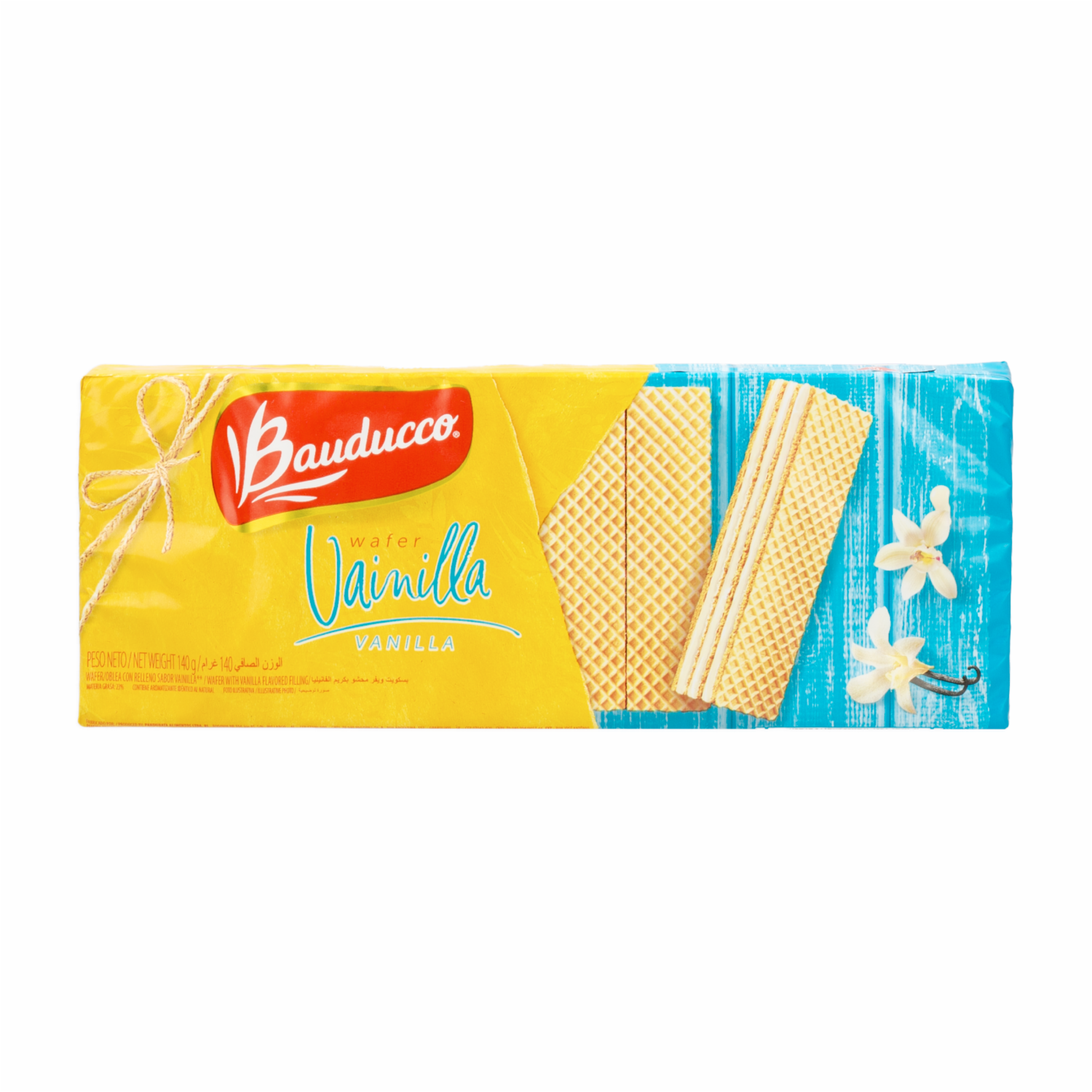 Galletas Dulces Waffer De Vainilla BAUDUCCO 140 G