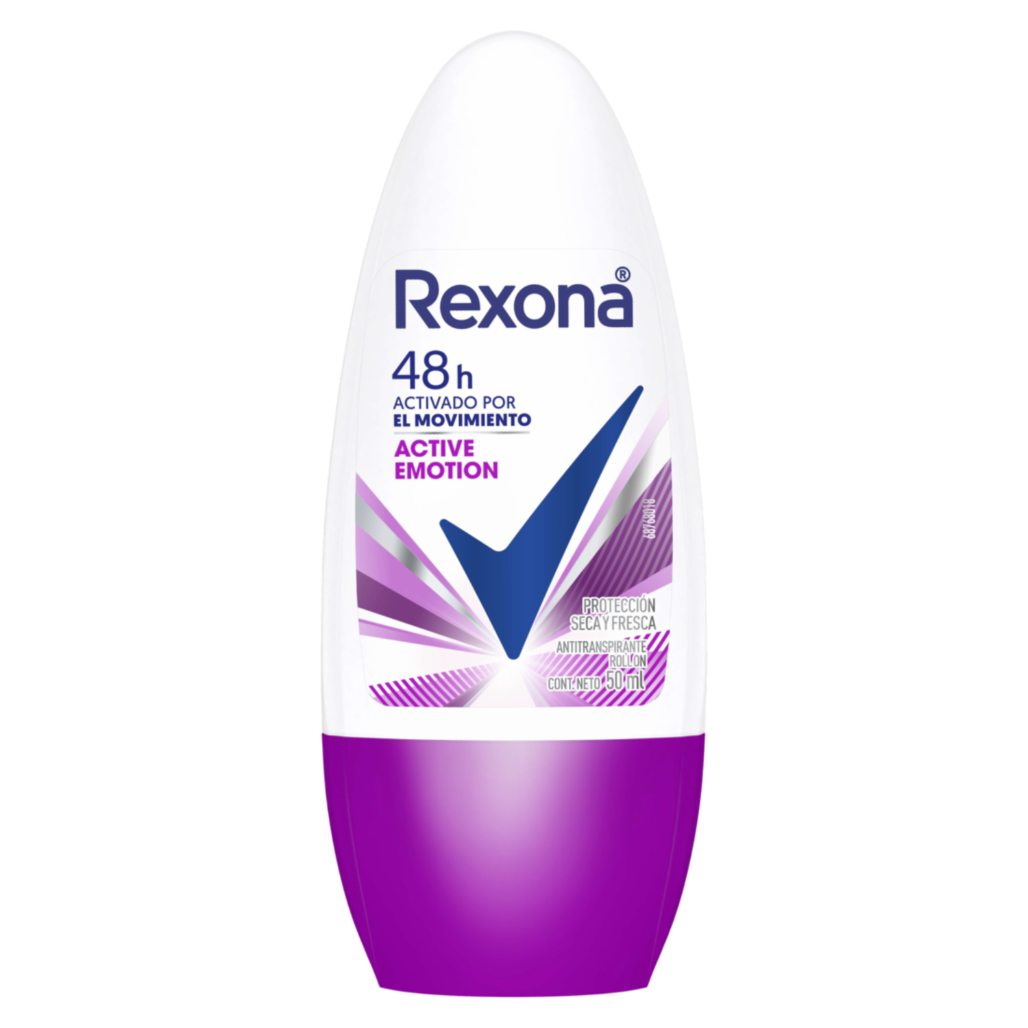 Desodorante En Roll On Para Dama Active Emotion REXONA 50 Ml