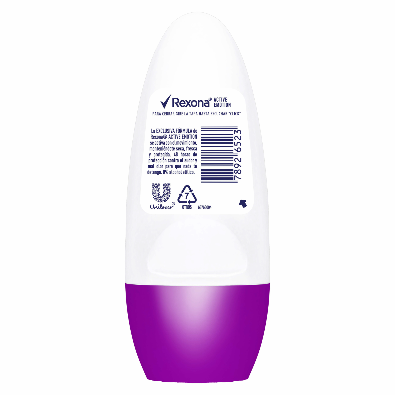 Desodorante En Roll On Para Dama Active Emotion REXONA 50 Ml