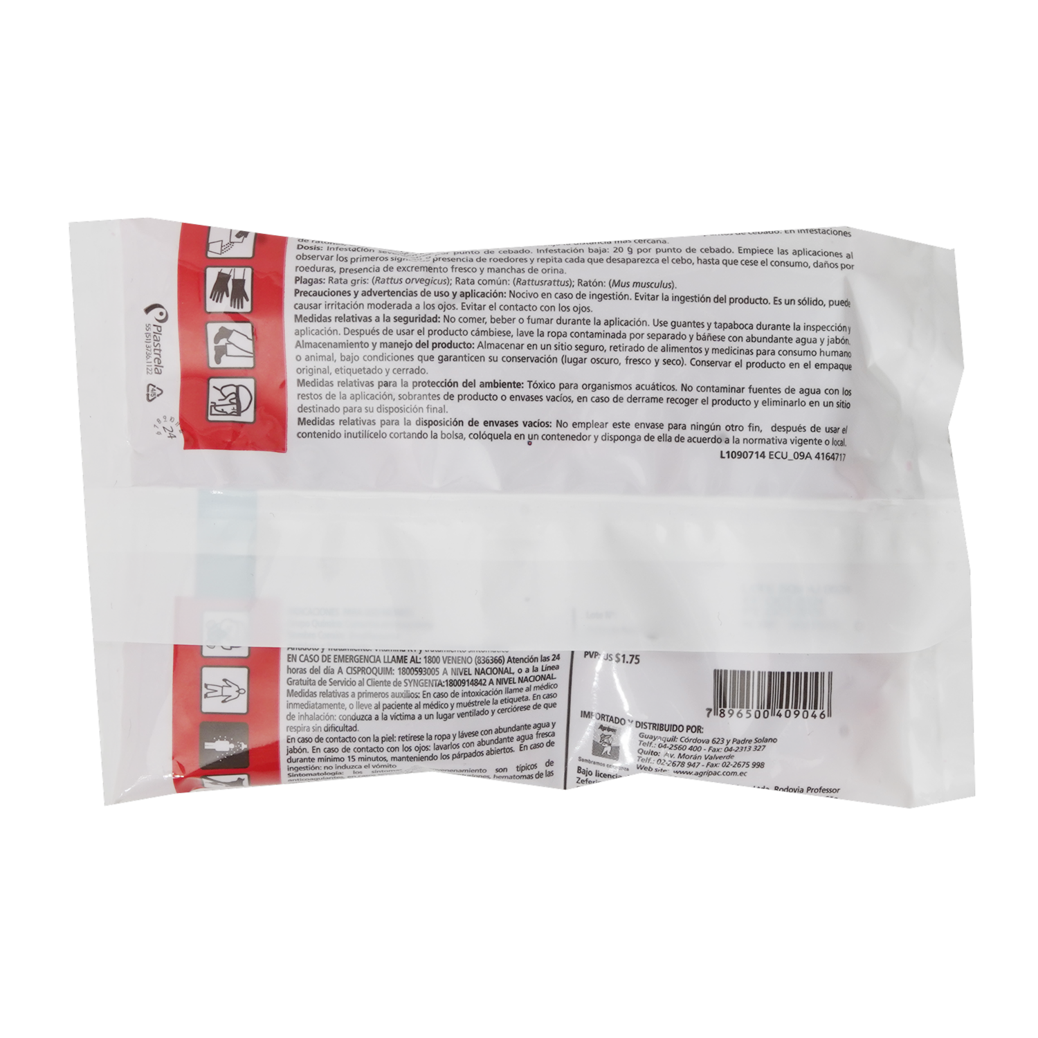 Rodenticida Pellet KLERAT 50 G