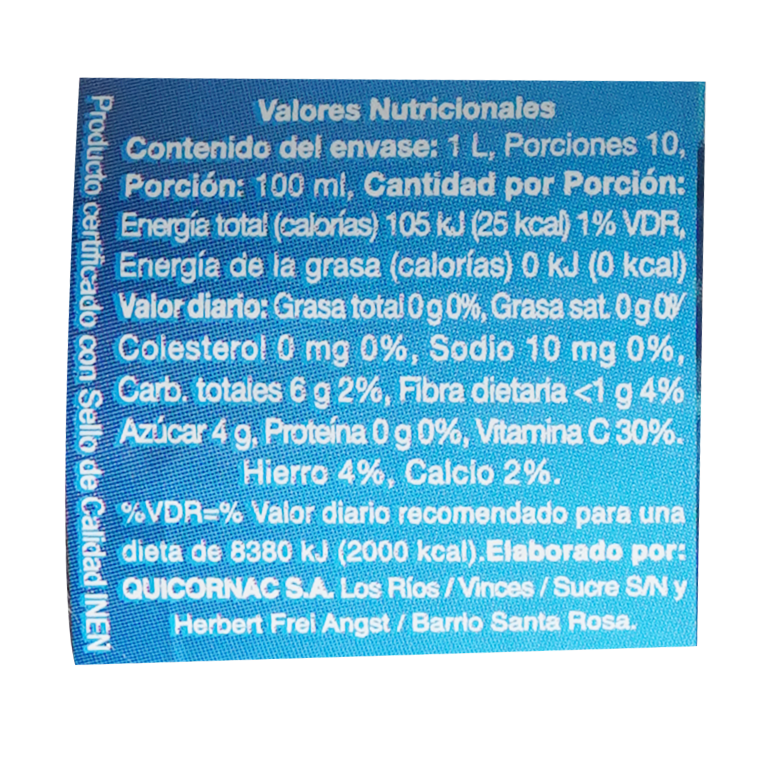 Néctar De Durazno Pet SUNNY Botella