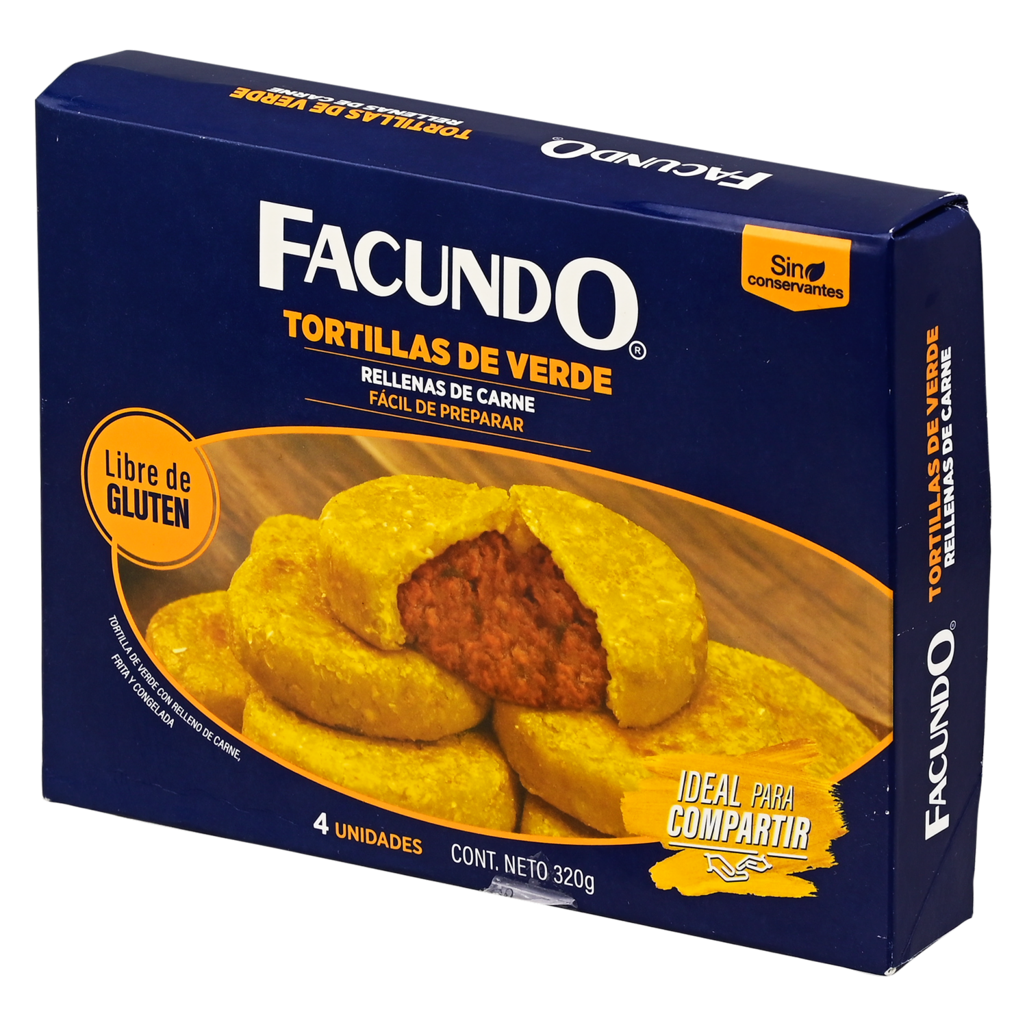 Tortilla Verde Con Carne FACUNDO 320 G