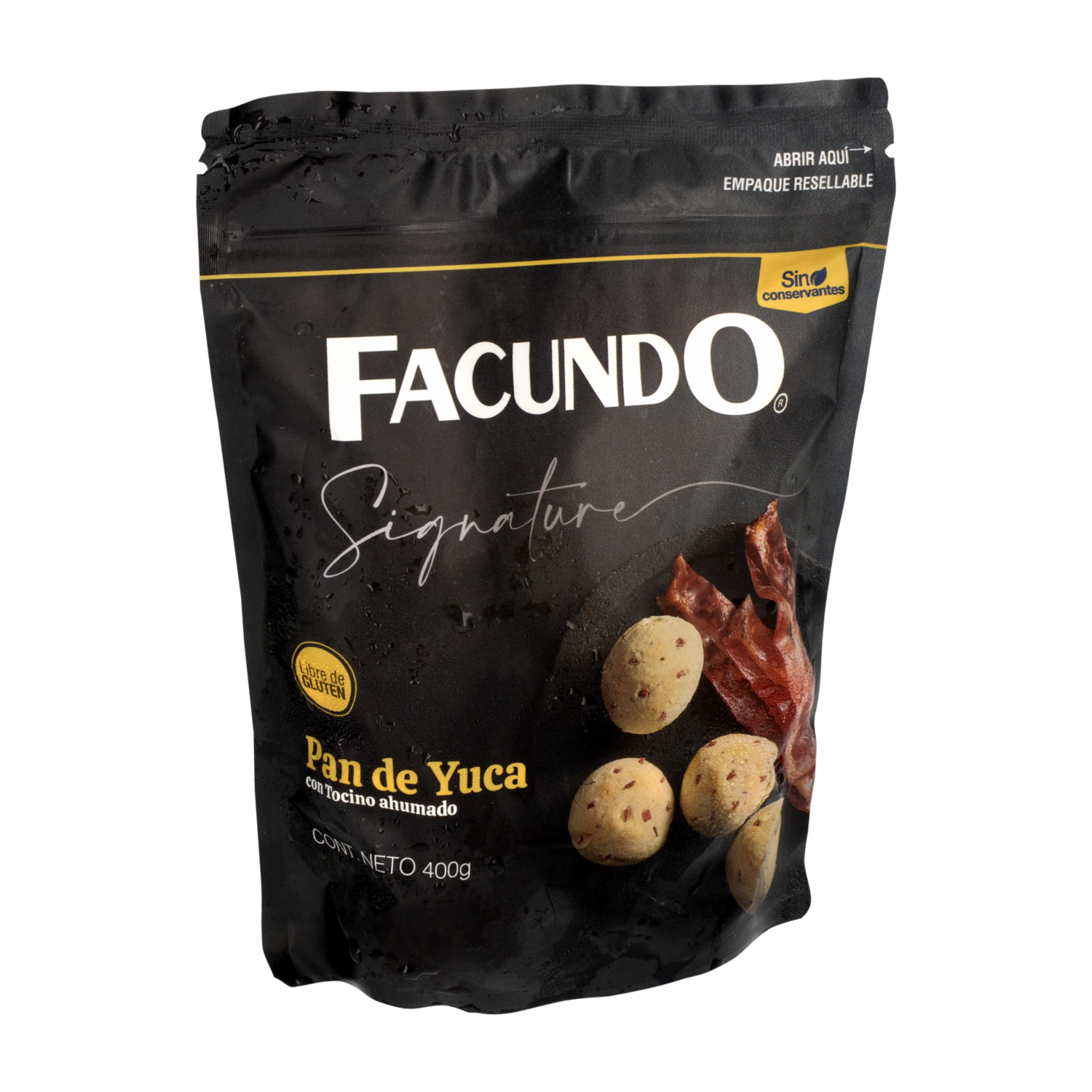 Pan De Yuca Con Tocino FACUNDO 400 G