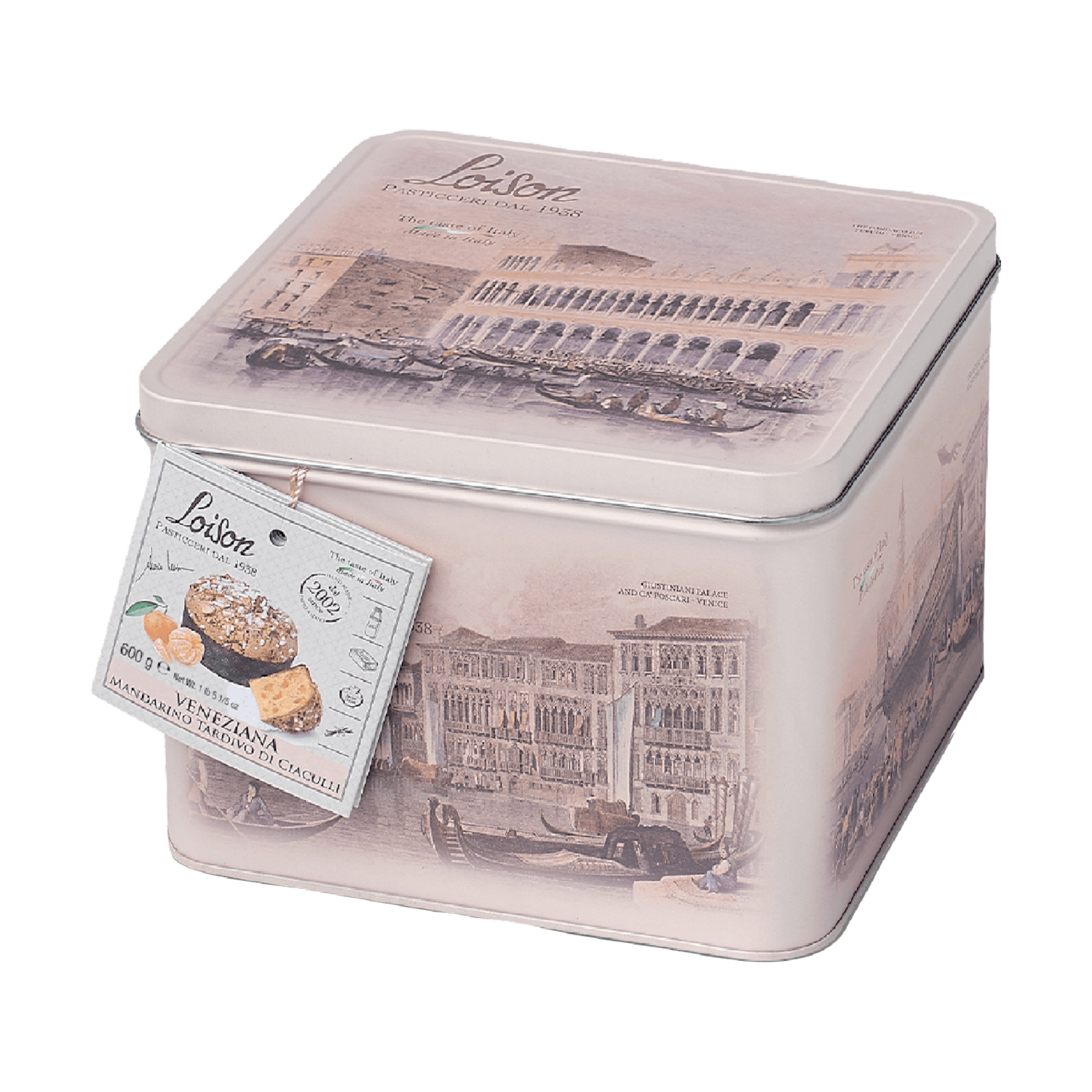 Panettone Veneziana Mandarina Confitadas LOISON 600 G