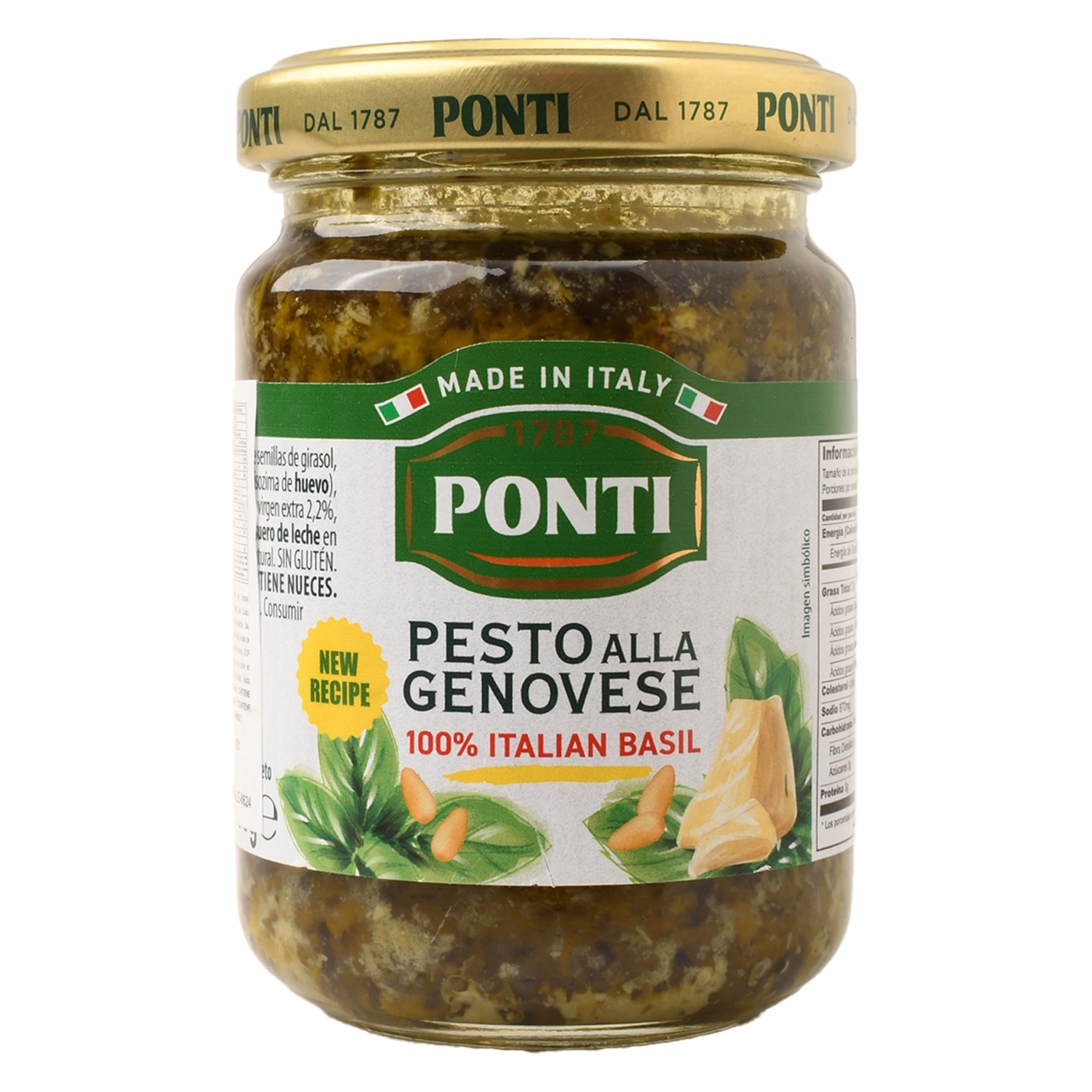 Salsa Pesto Genovesa PONTI 135 G