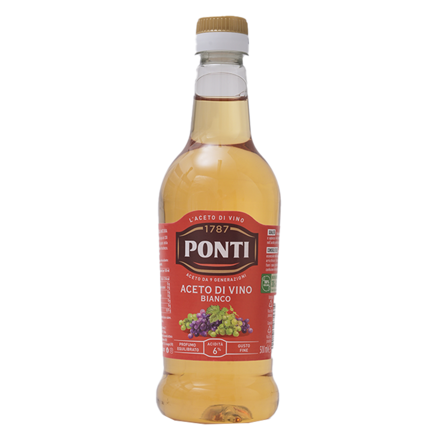 Vinagre De Vino Blanco PONTI 500 Ml