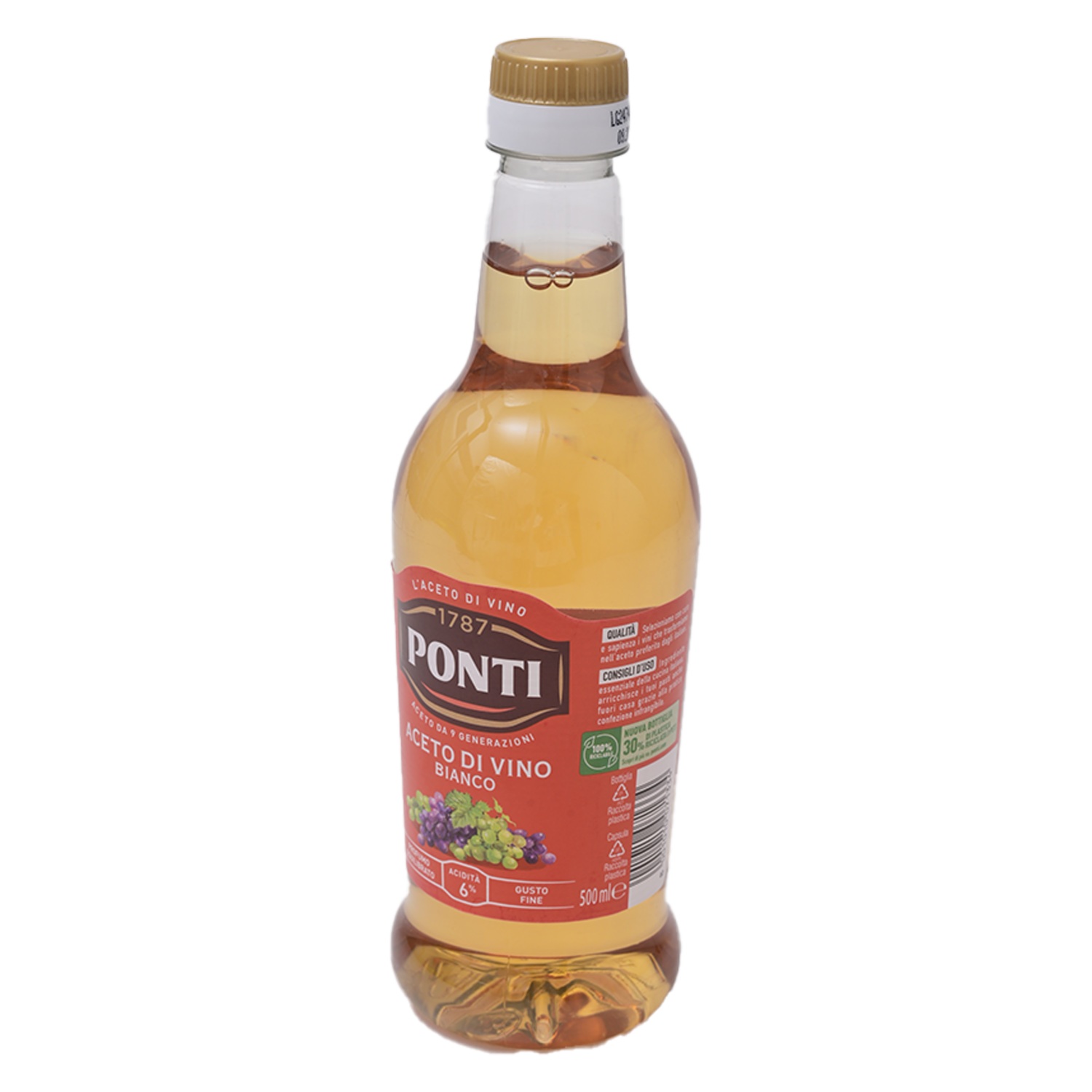 Vinagre De Vino Blanco PONTI 500 Ml