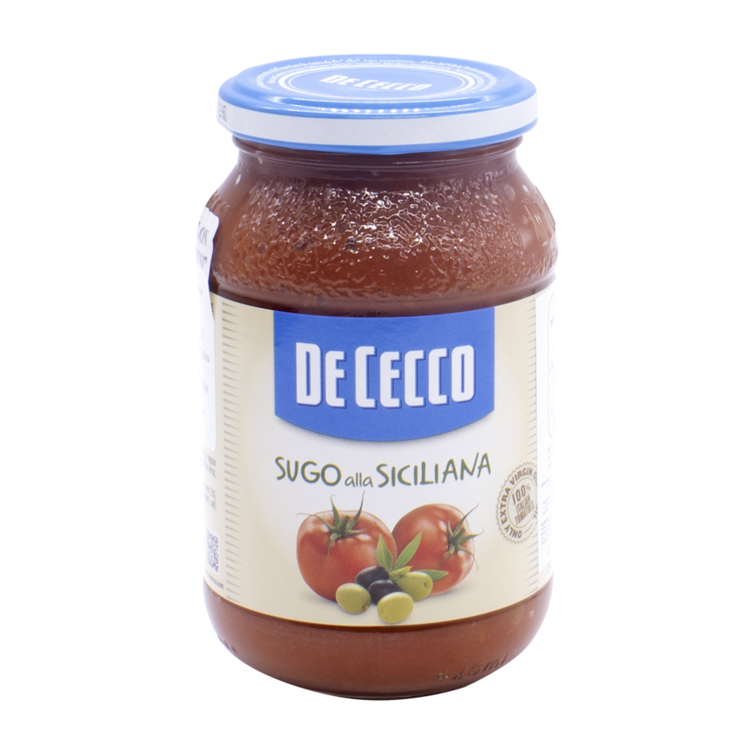 Salsa De Tomate Con Aceitunas Siciliana DE CECCO 400 g