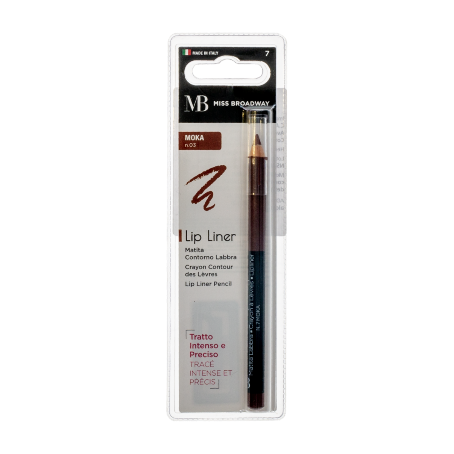 Delineador De Labios Tono Moka MISS BROADWAY Unidad